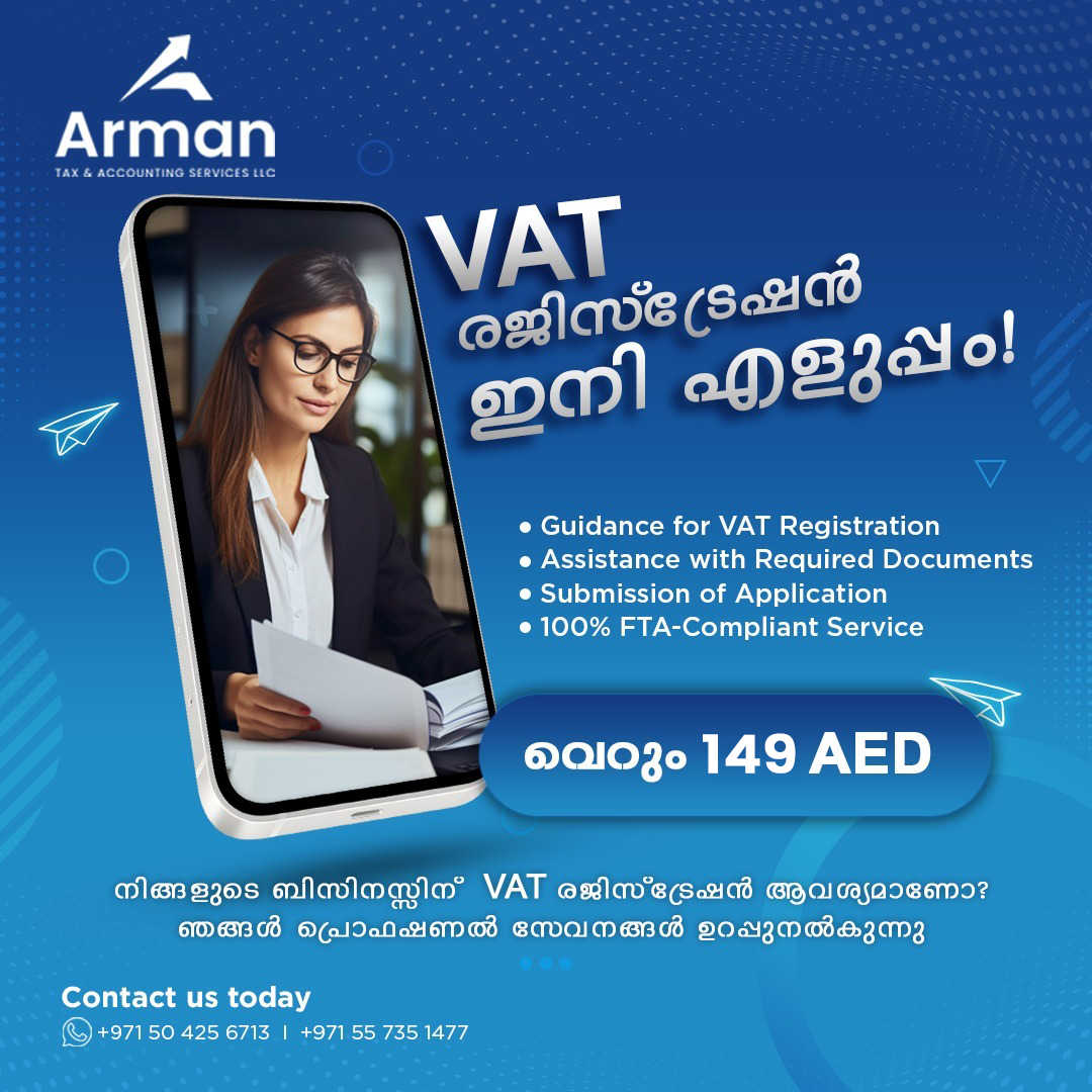 Arman Tax & Accounting Services LLC. Facebook ad from May 6, 2026