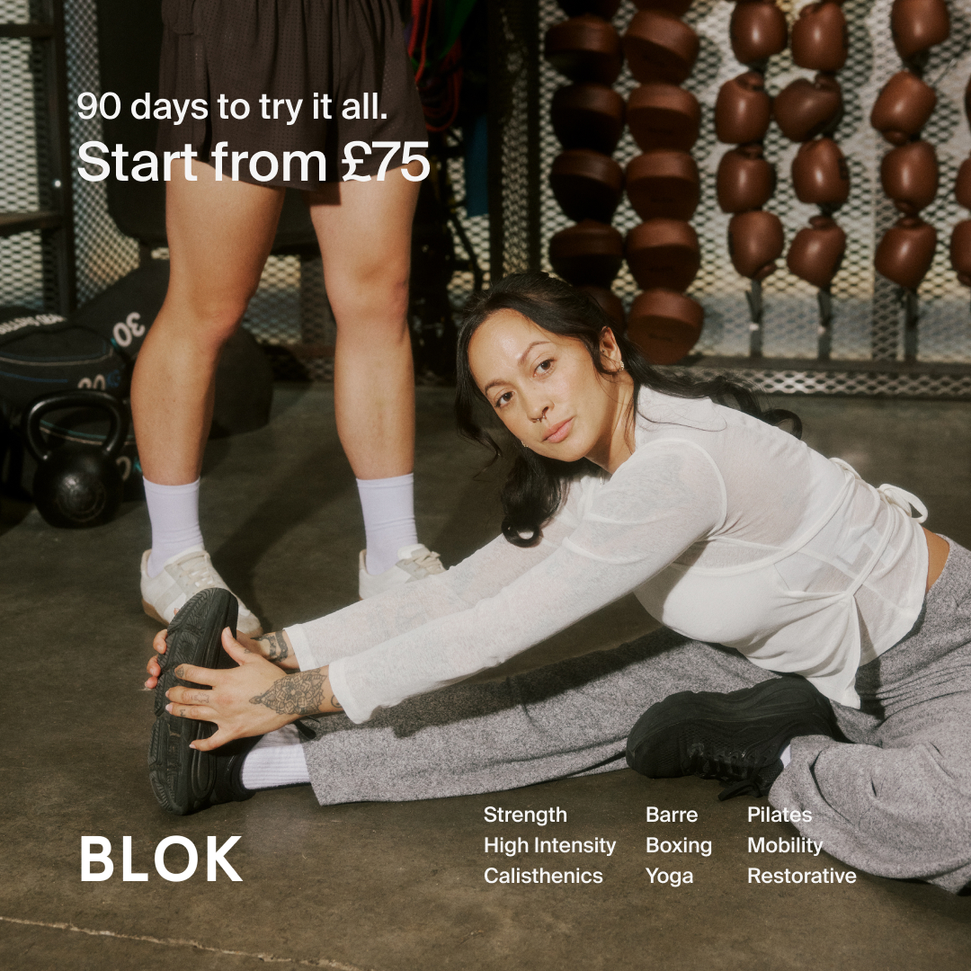 BLOK Facebook ad: Gym Classes In Shoreditch