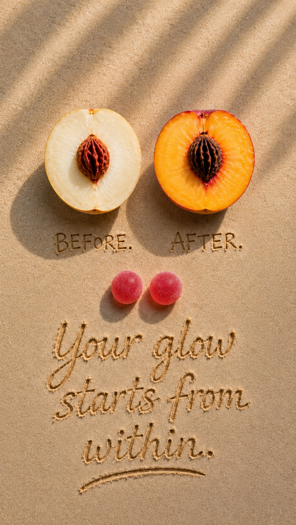Formdailyco Facebook ad: Your glow starts from within
