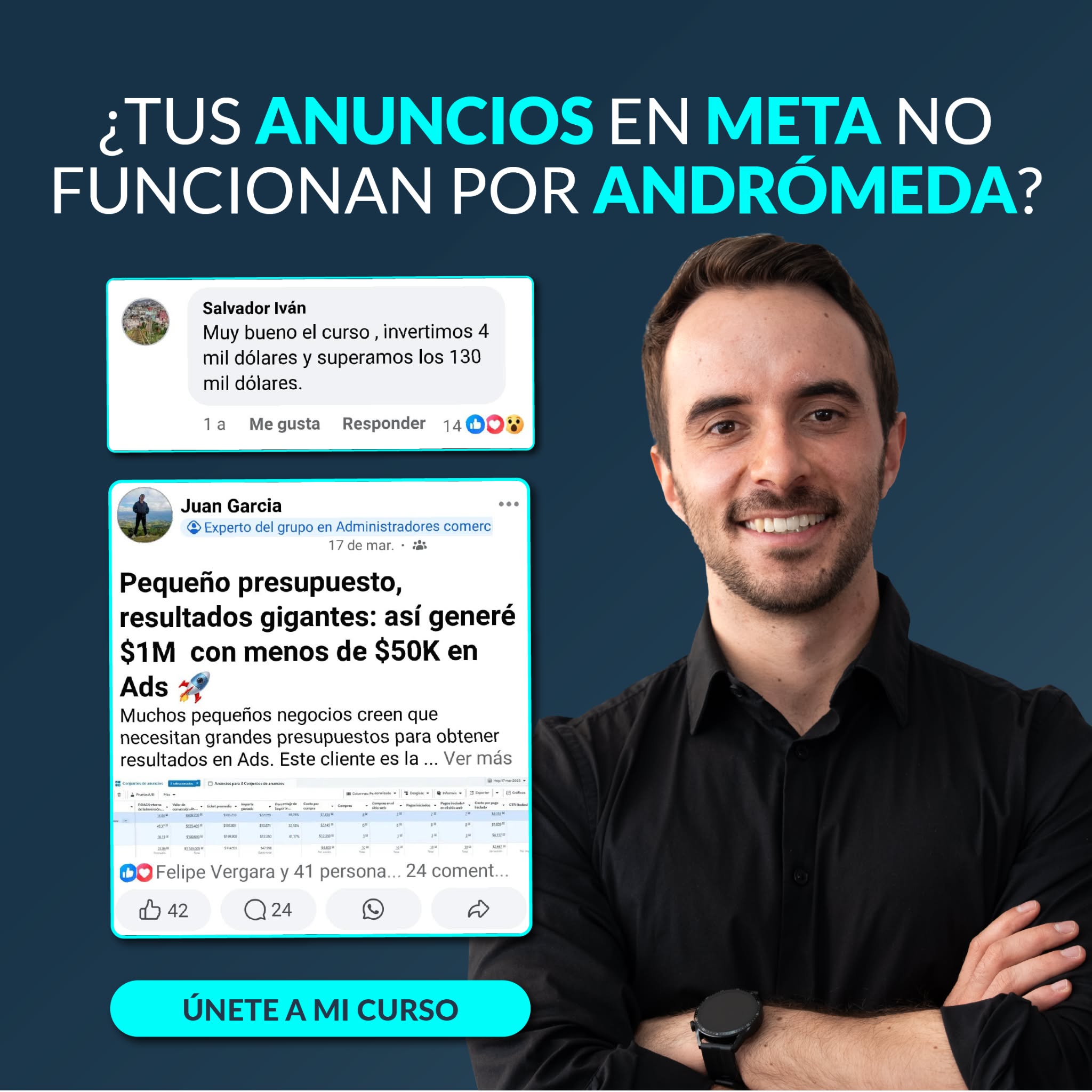 Felipe Vergara Facebook ad