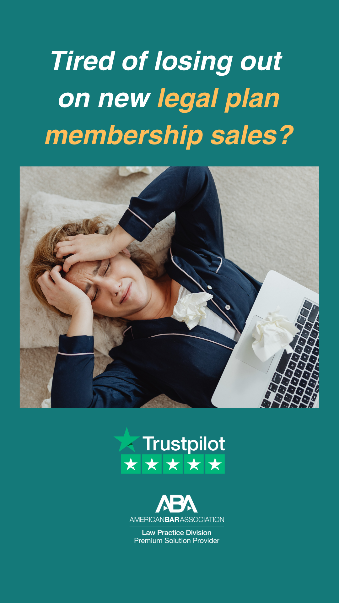 4LegalLeads.com: Leads for Law Firms & Selling Legal Plans Facebook ad