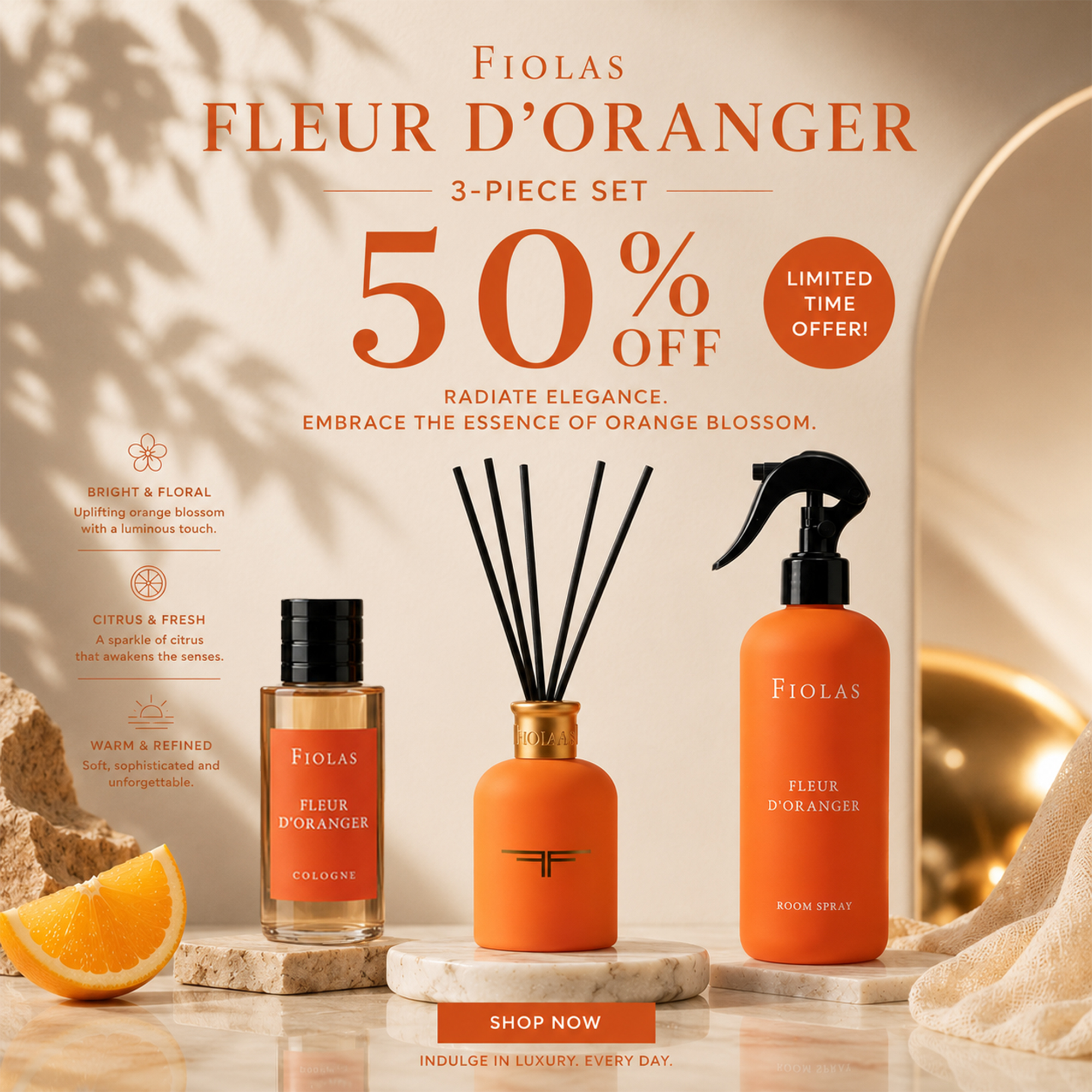 Fiolas London Facebook ad