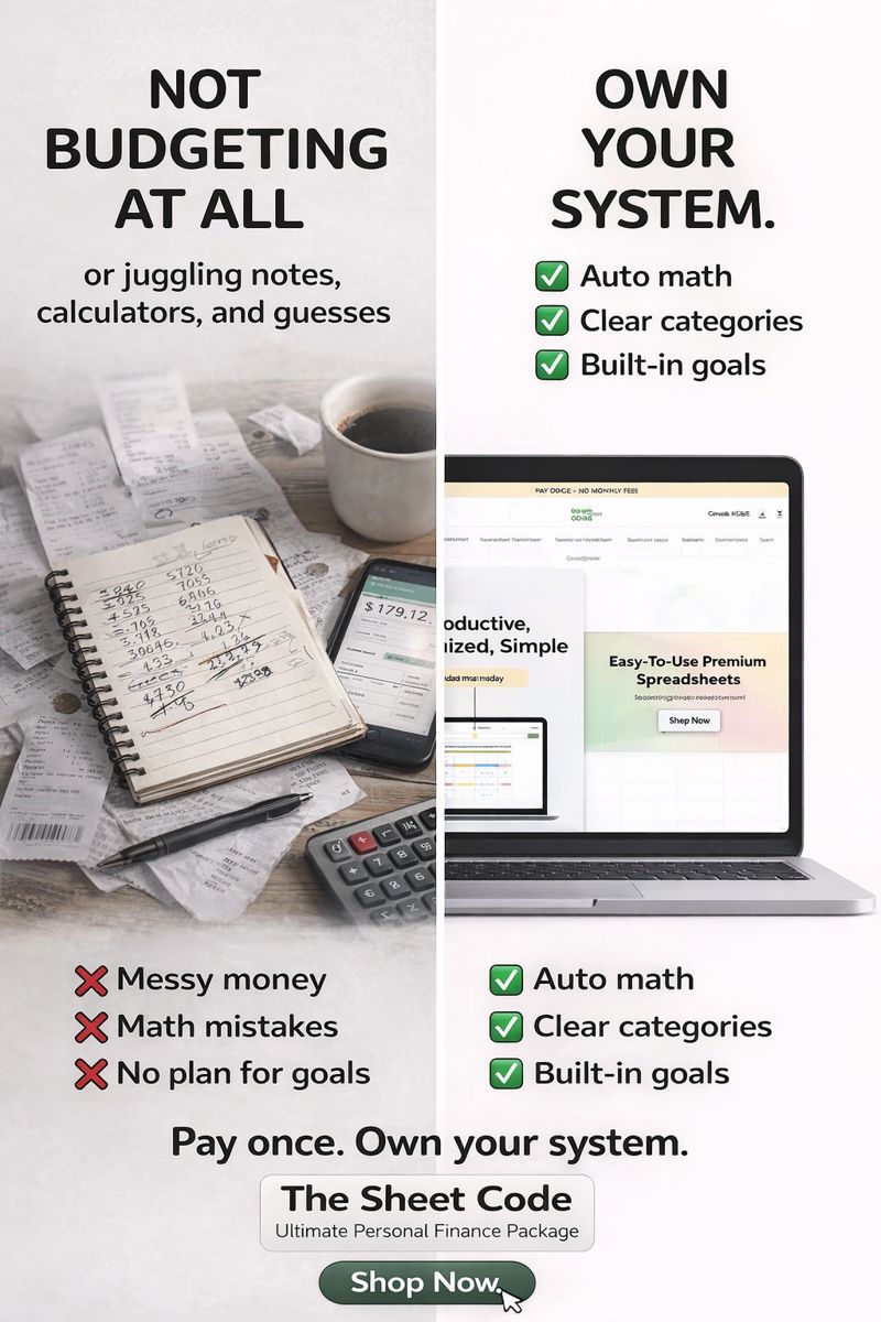 The Sheet Code Facebook ad