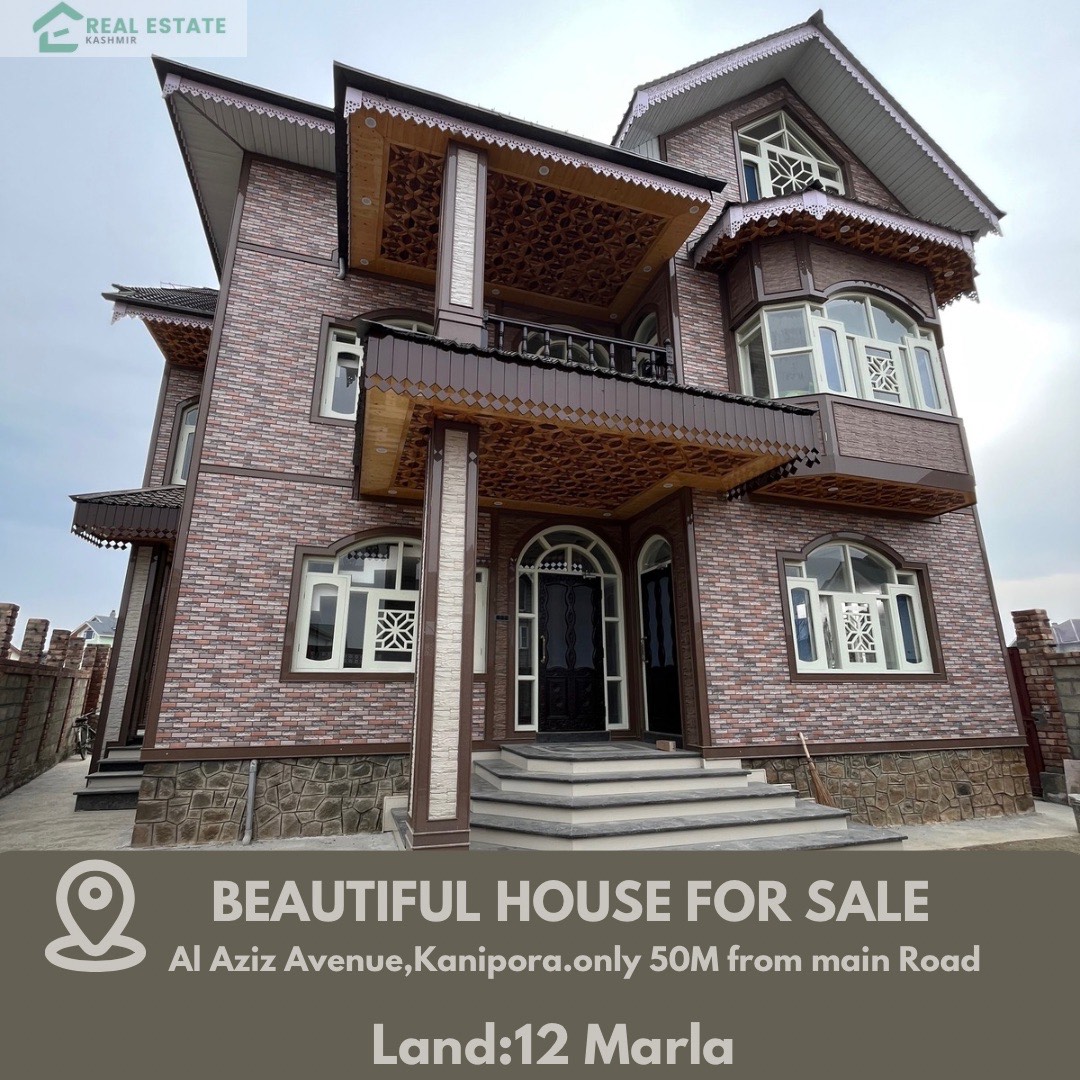 Realestate-e-kashmir Facebook ad: Assalamualaikum!