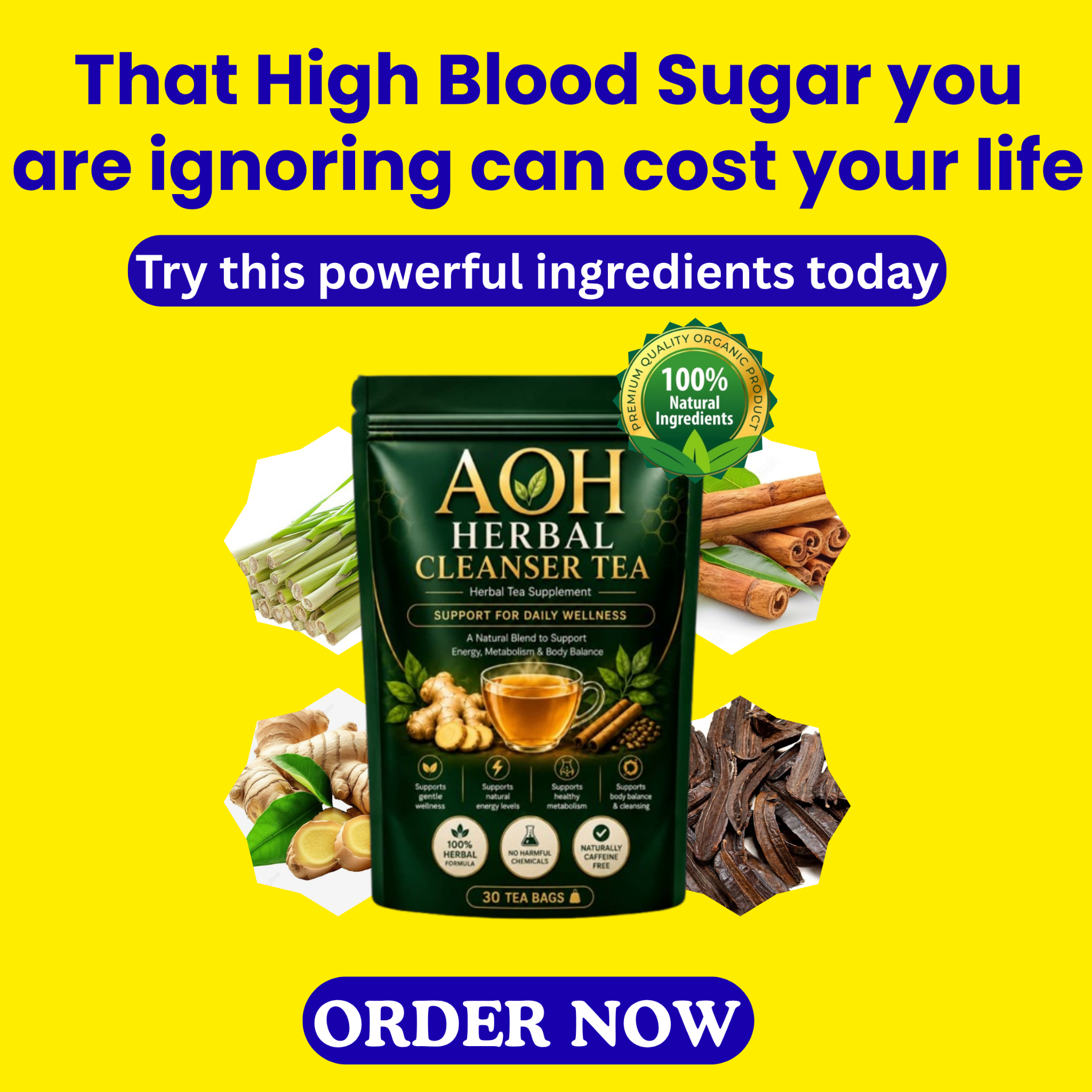 Kelly's health & wellness Facebook ad: She constantly felt tired, even after getting enough sleep.