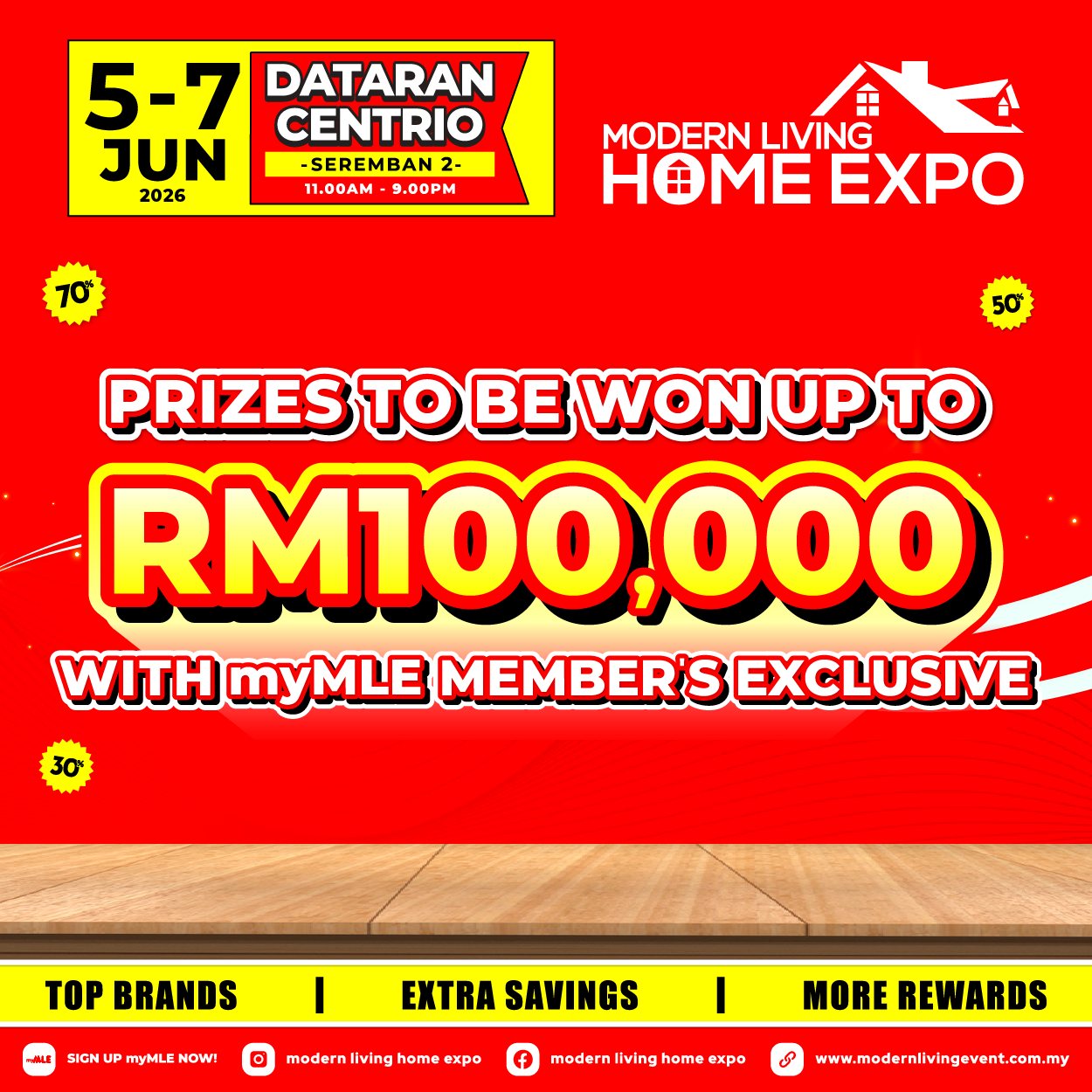 Modern Living Home Expo Facebook ad