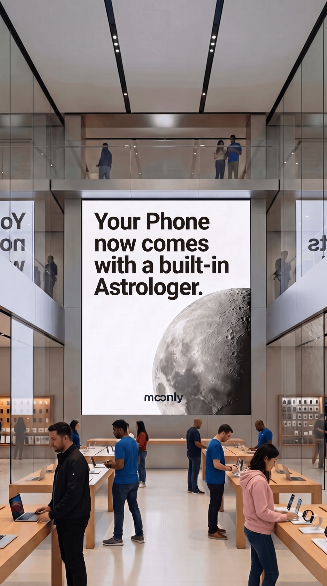 Moonly Facebook ad