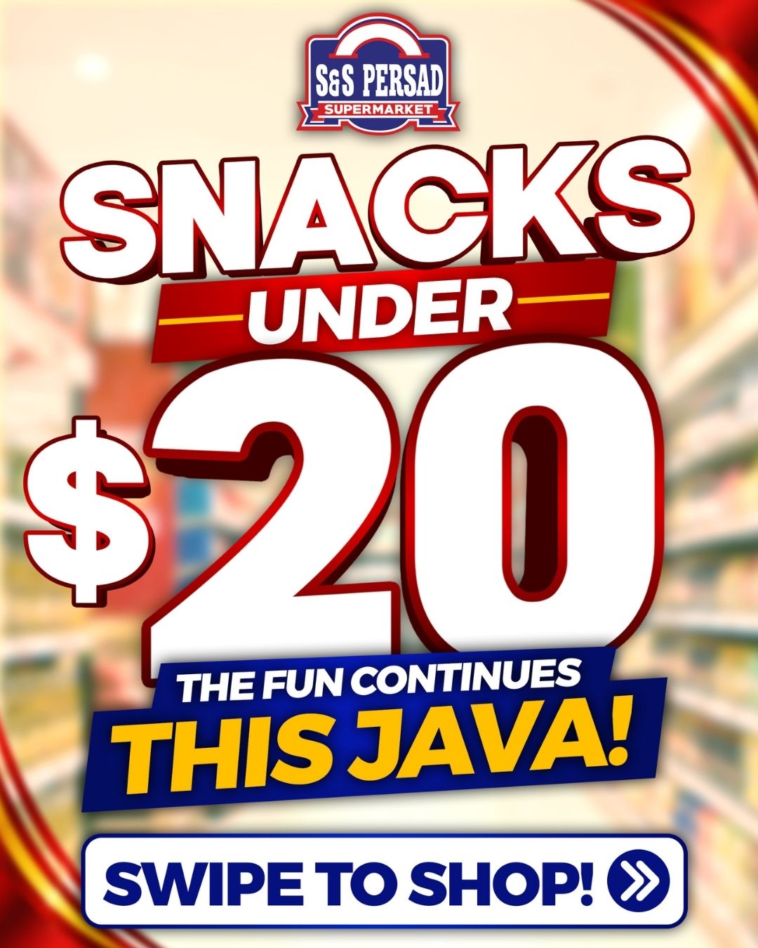 S&S Persad Supermarket Facebook ad