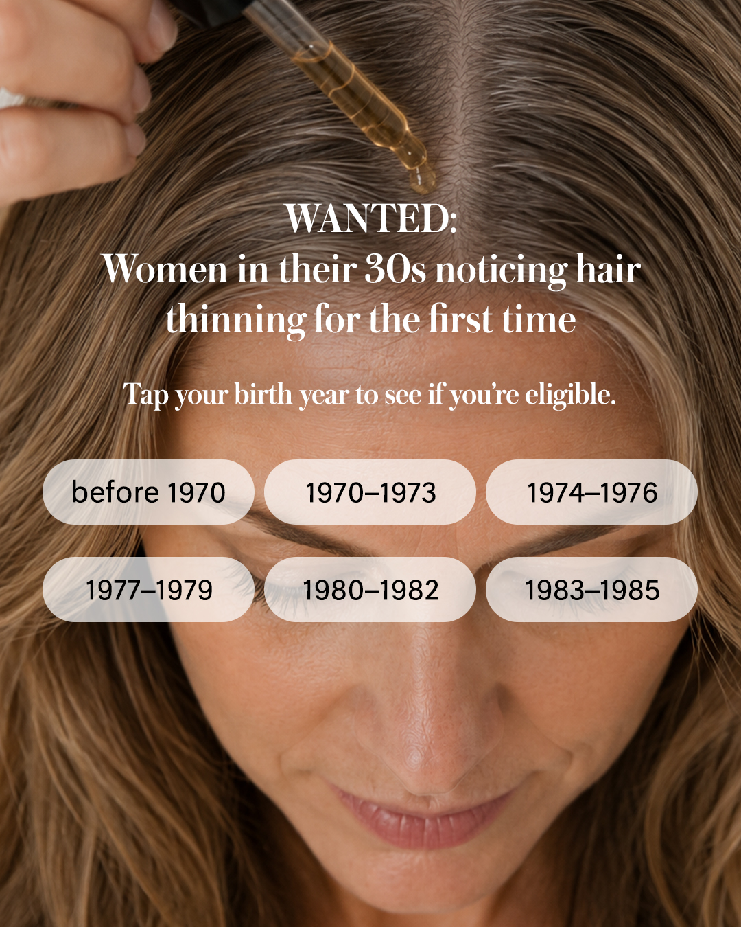 Chāmpo Haircare Facebook ad: For Thicker, Fuller Hair