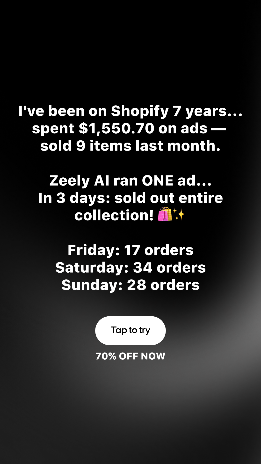 Zeely Facebook ad