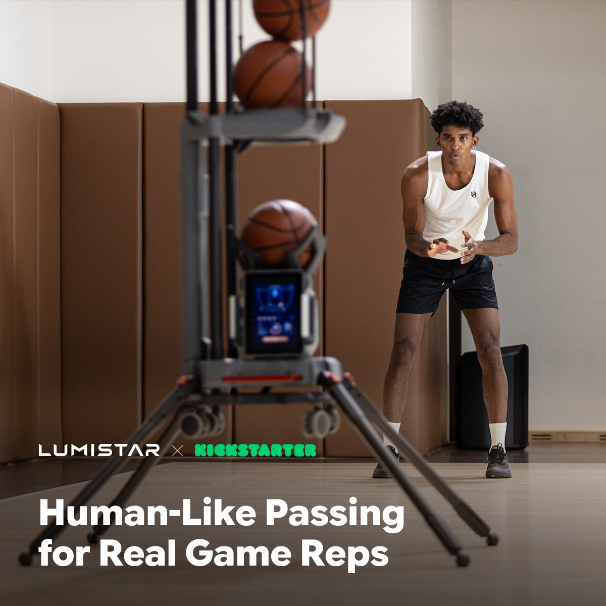 Lumistar Global Facebook ad: Get more shots up. Chase less.