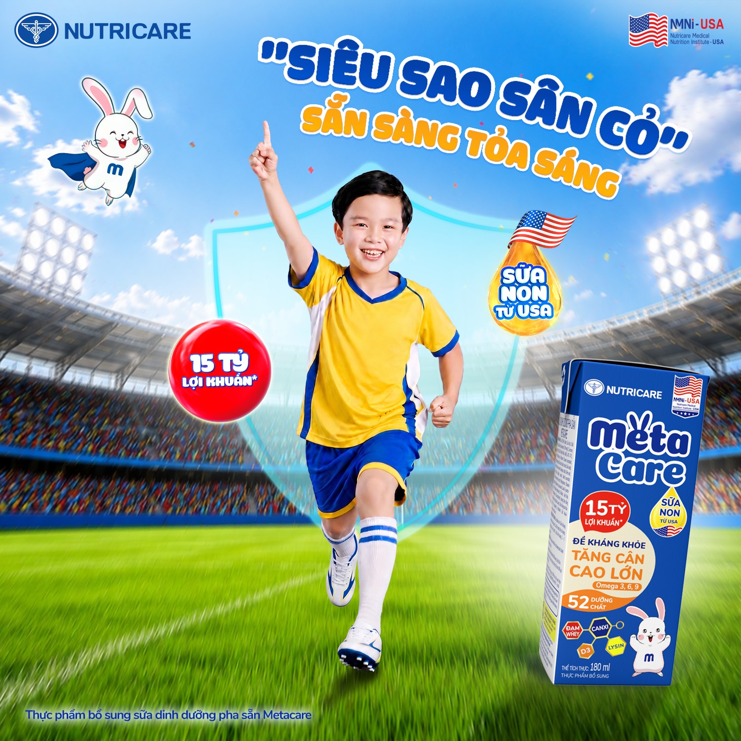 Metacare - Bé tăng cân, cao lớn Facebook ad