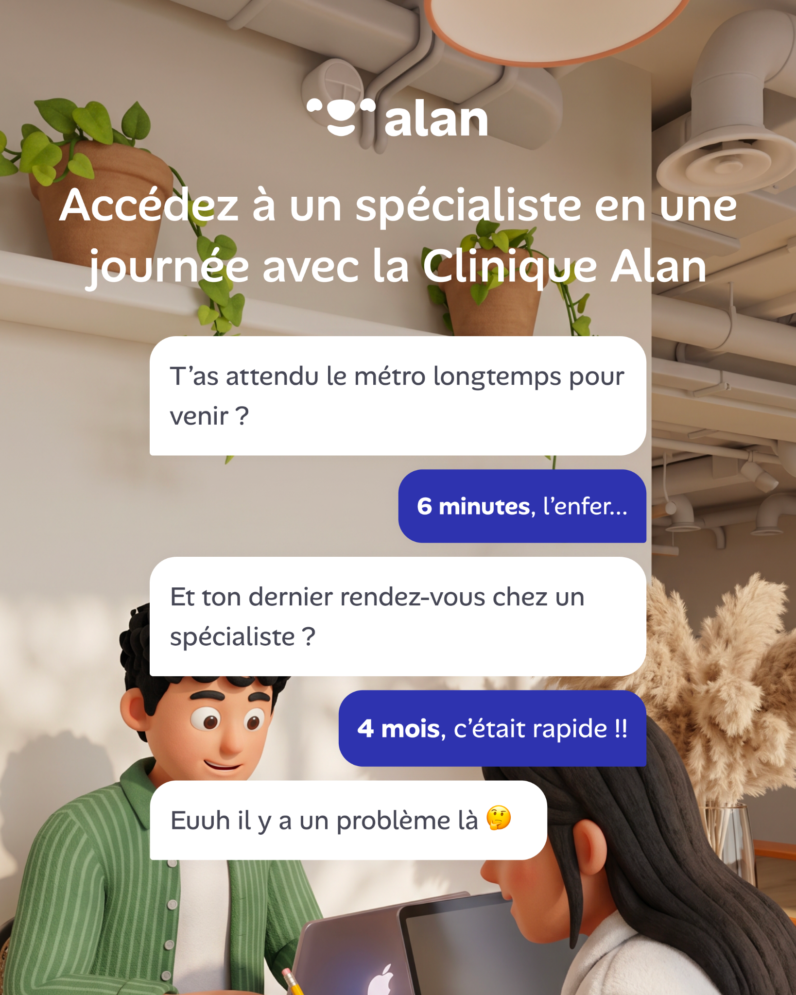 Alan Facebook ad: Découvrez tous les avantages Alan