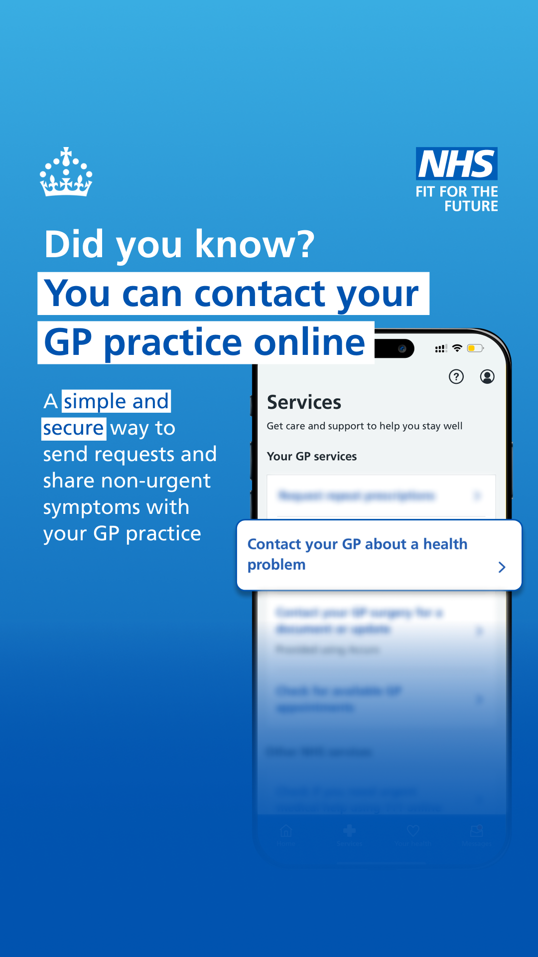 nhs.uk Facebook ad