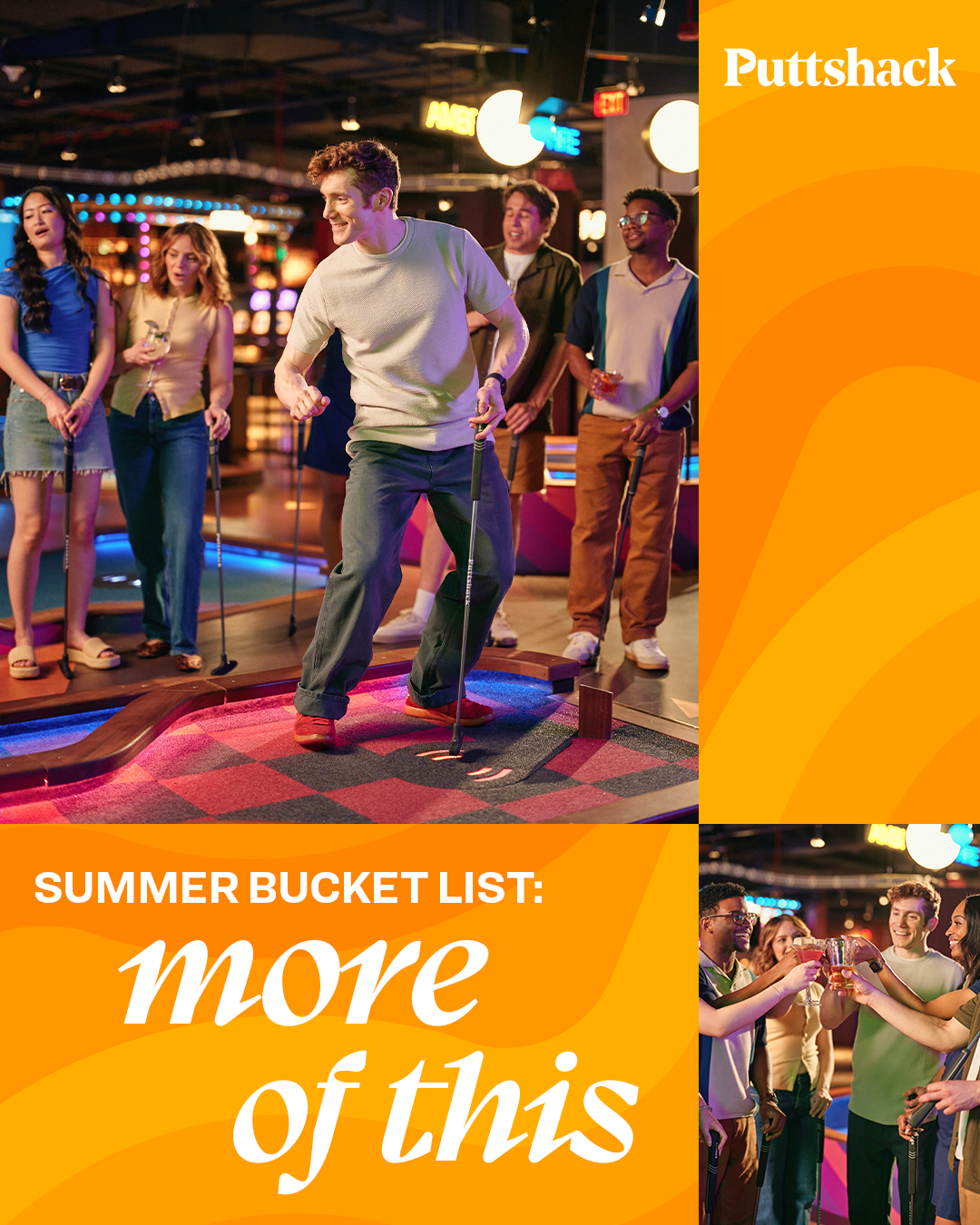 Puttshack Facebook ad from Jun 22, 2026