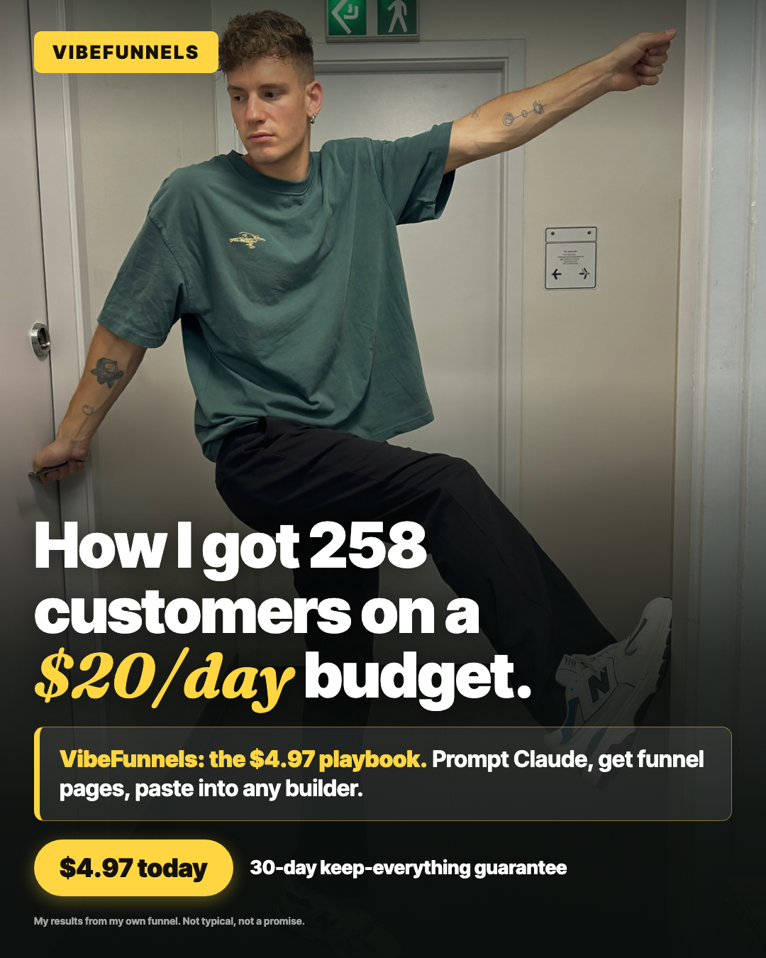 VibeFunnels Facebook ad
