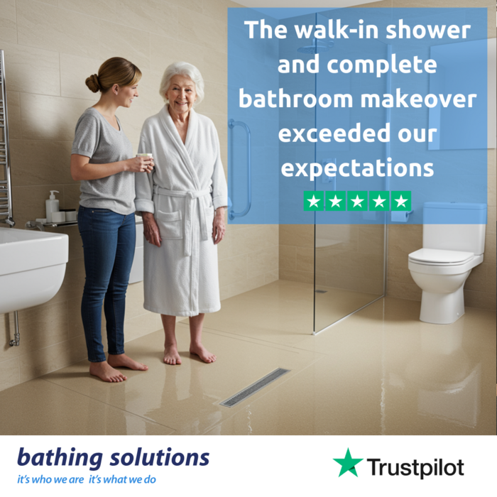 Bathing Solutions Facebook ad: Free No-Obligation Home Survey
