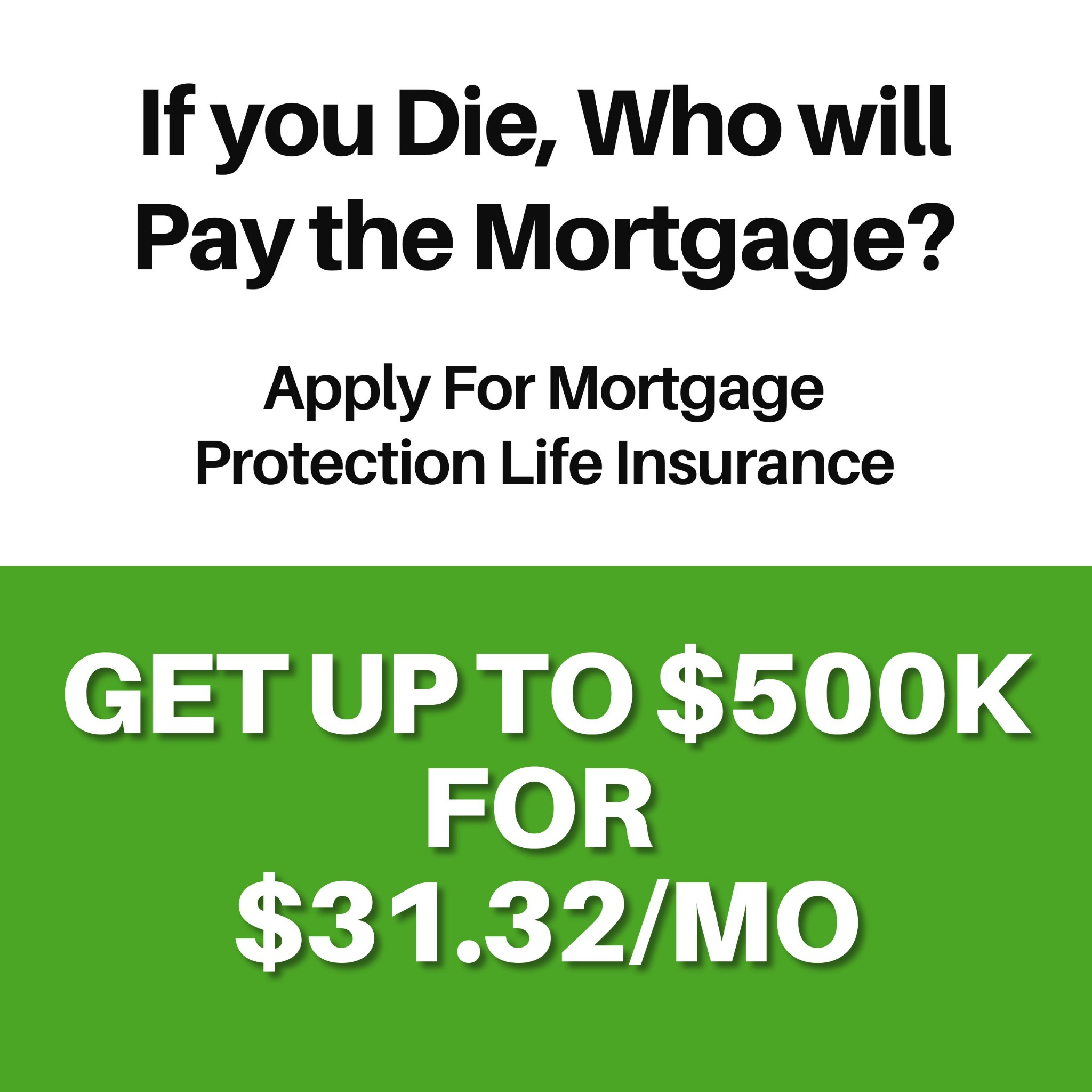 Mortgage Protection Services Facebook ad