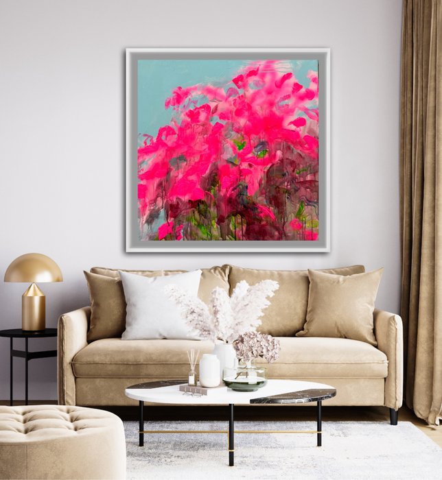 Angie Brooksby Art Facebook ad: Brooksby - Bougainvillea Burst