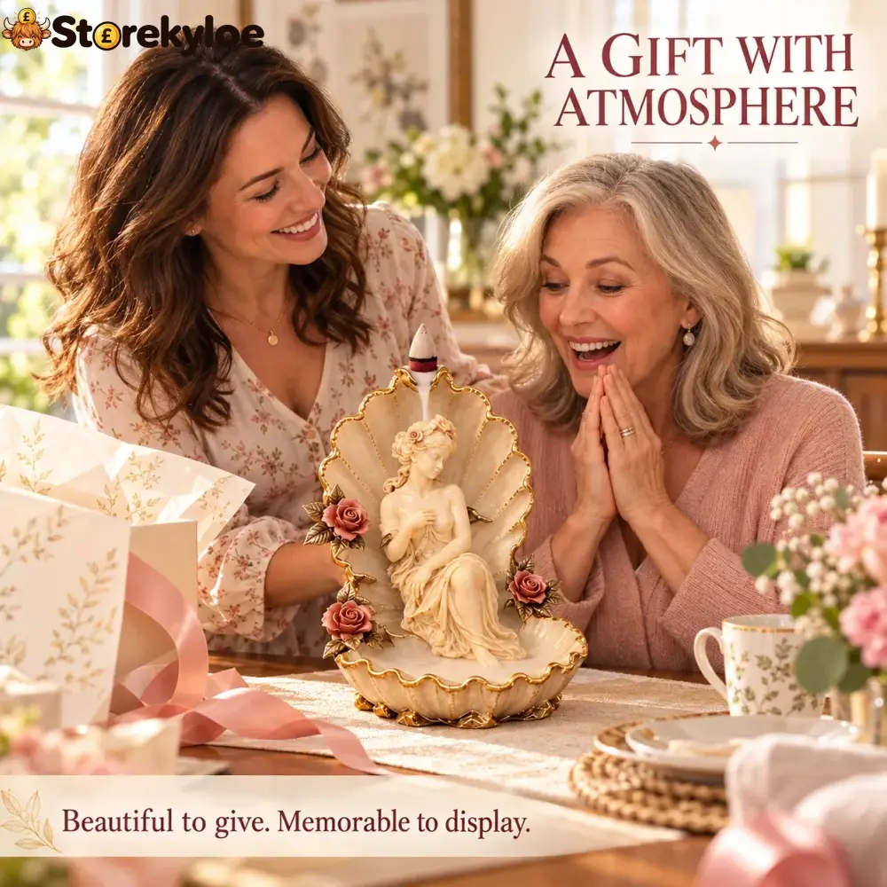 Storekyloe Facebook ad: Mystical Home Decor｜Enchanted Goddess Backflow Incense…