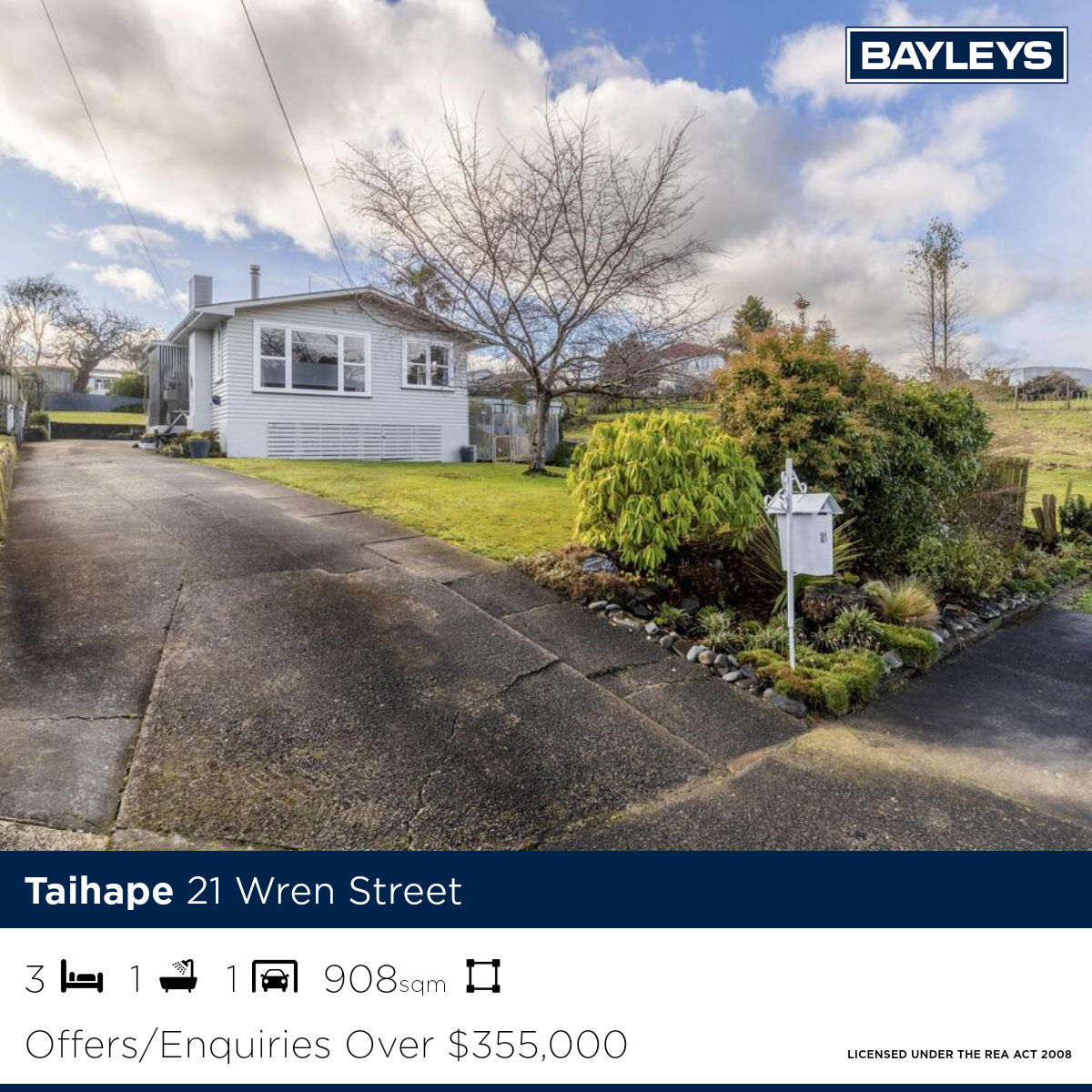 Bayleys Manawatū, Rangitikei and Horowhenua Facebook ad from Jul 9, 2026