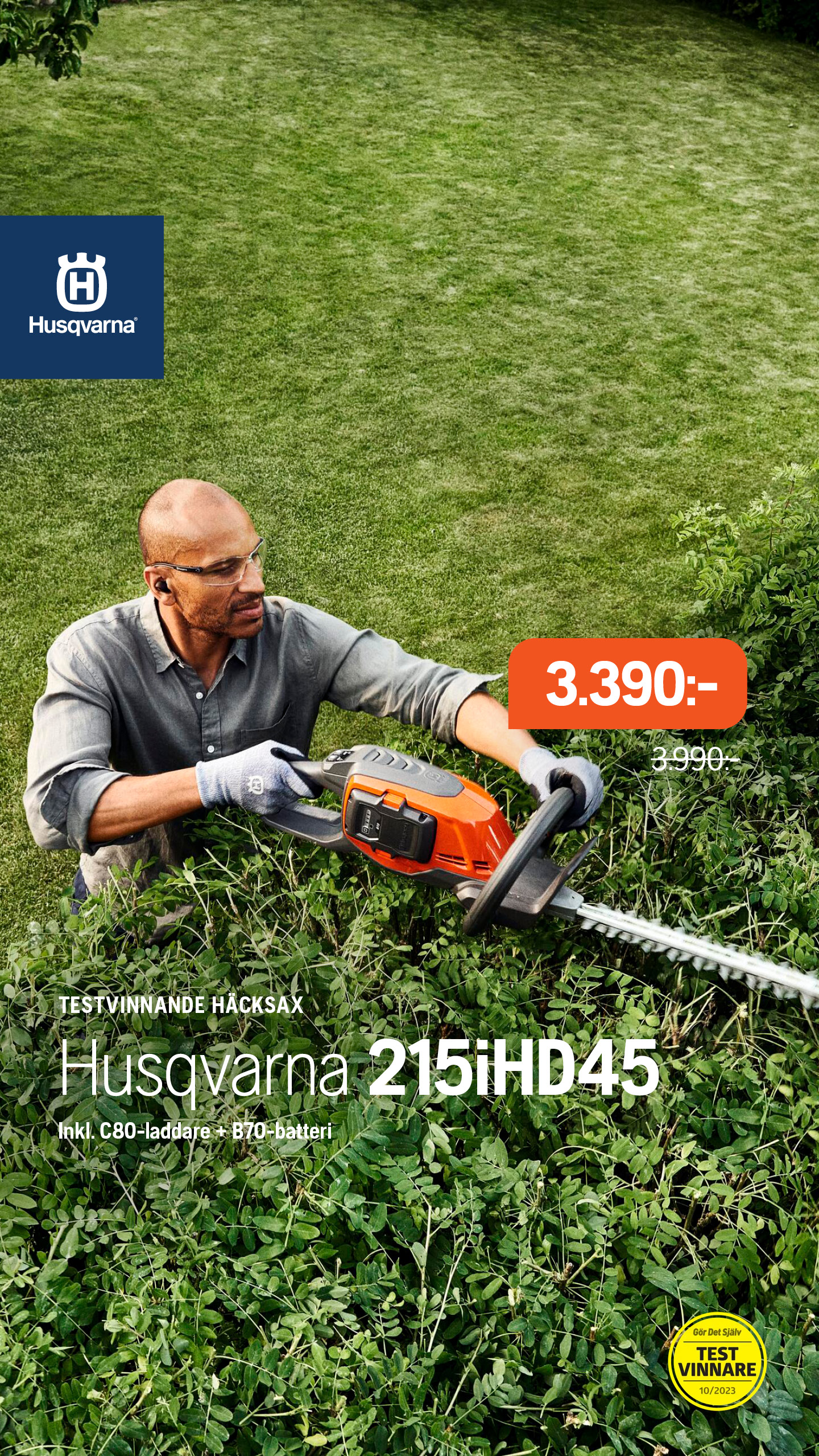 Husqvarna Facebook ad