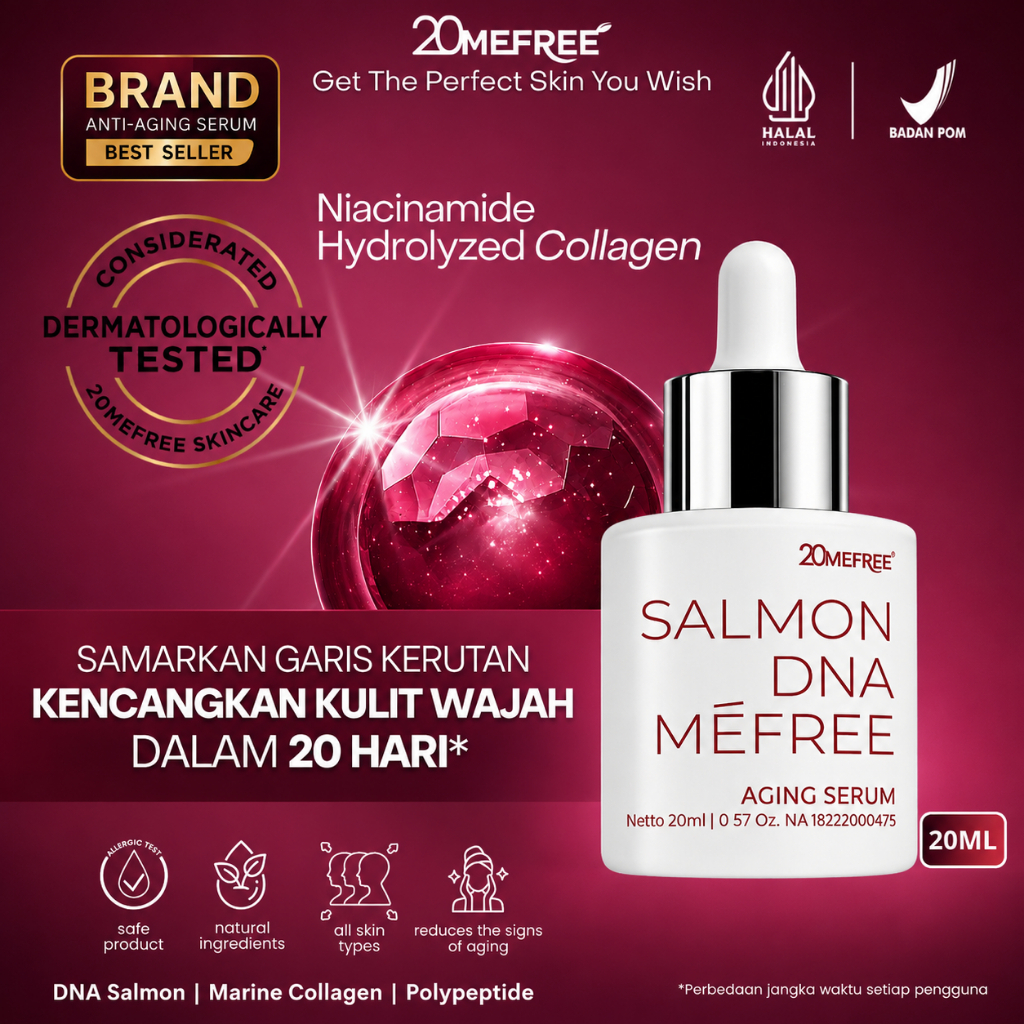 20mefree Facebook ad: Diskon! Serum Anti Aging Samarkan Flek Hitam Garis…