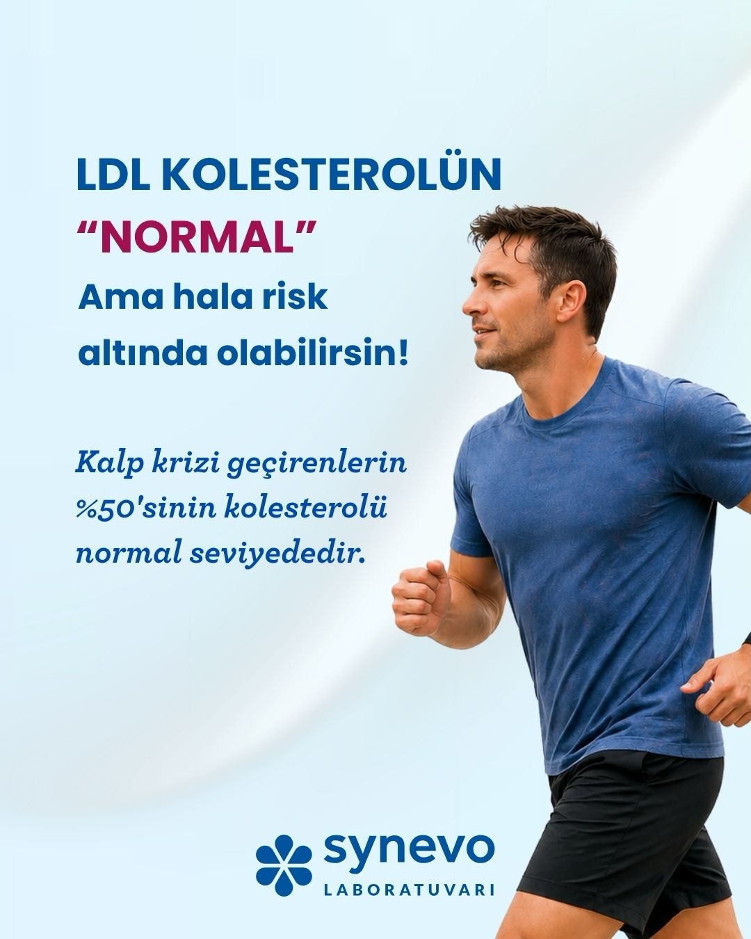 Synevo Laboratuvarları Facebook ad: Tek başına kolesterol değeri kardiyovasküler riski…