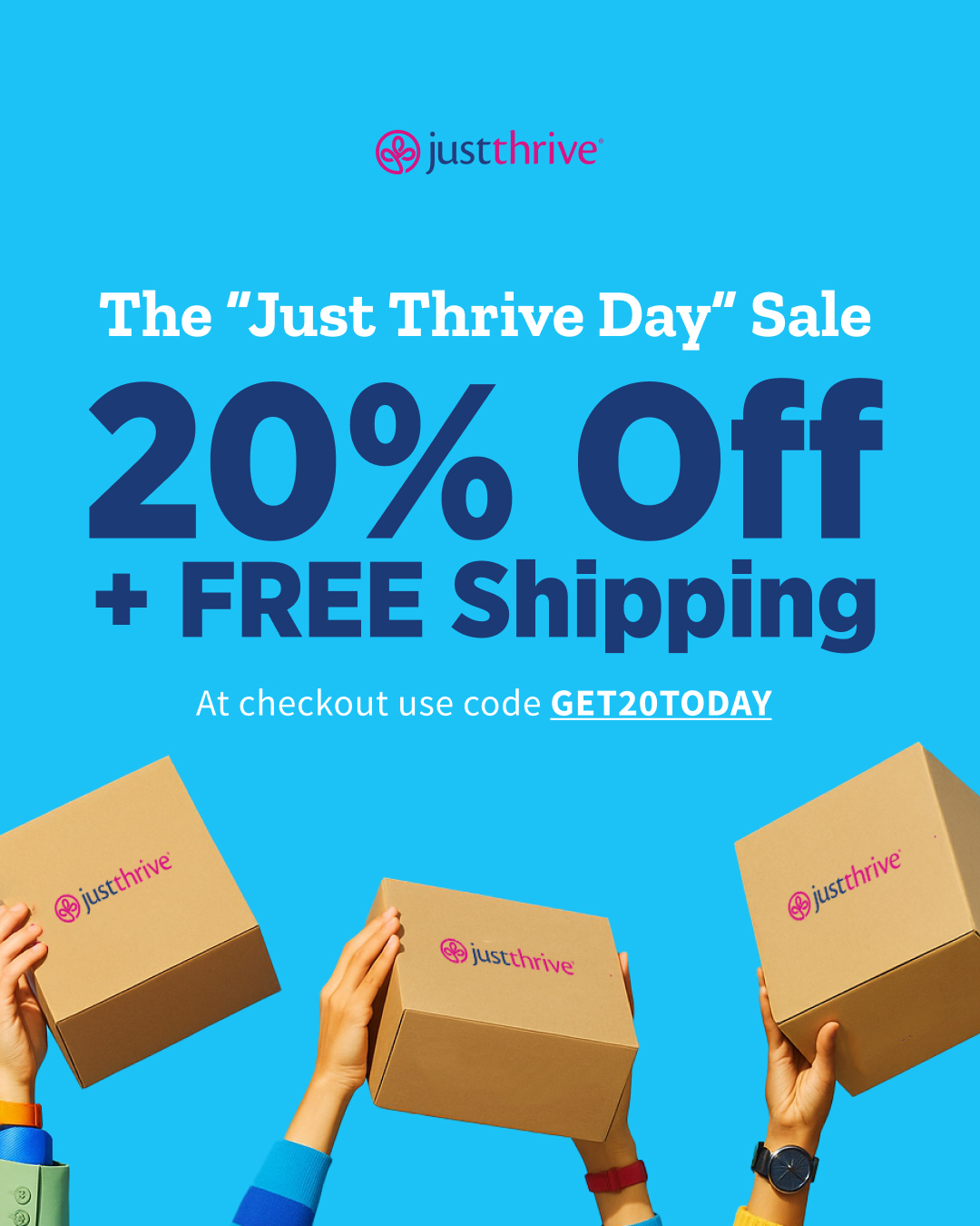 Just Thrive Facebook ad