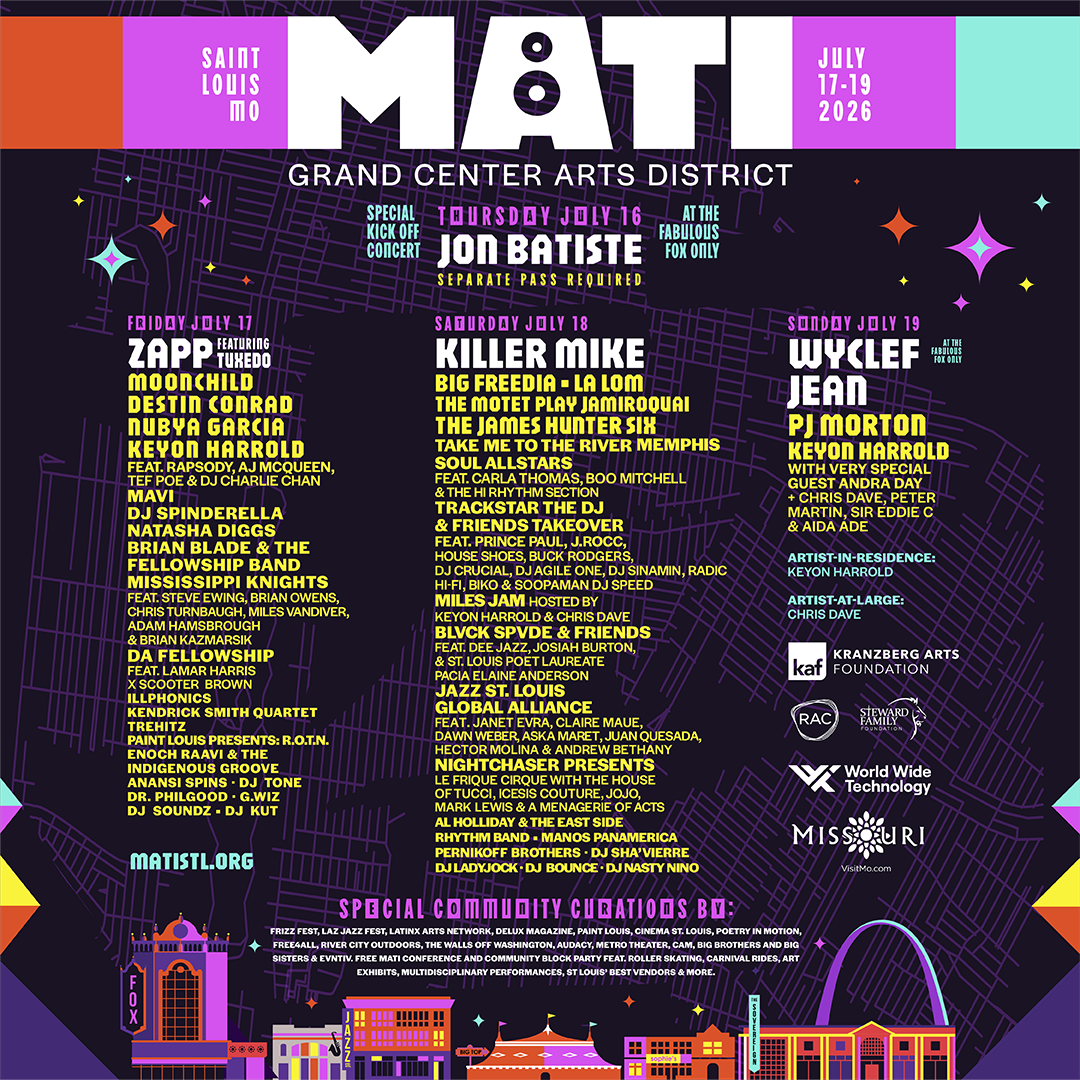 MATI Festival and Conference Facebook ad: St. Louis! Your summer plans start at MATI.