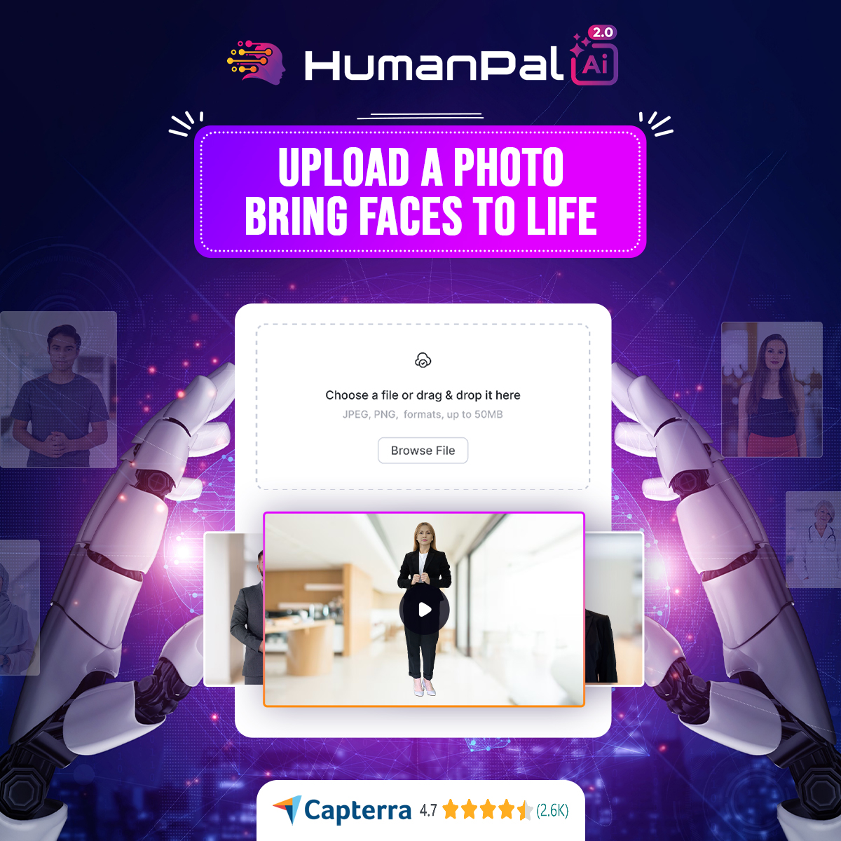 HumanPal Facebook ad
