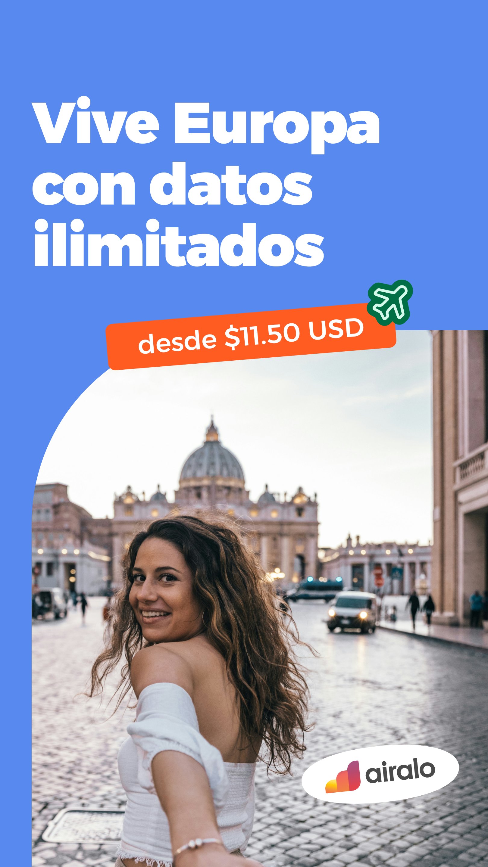 Airalo Global eSIM Store Facebook ad