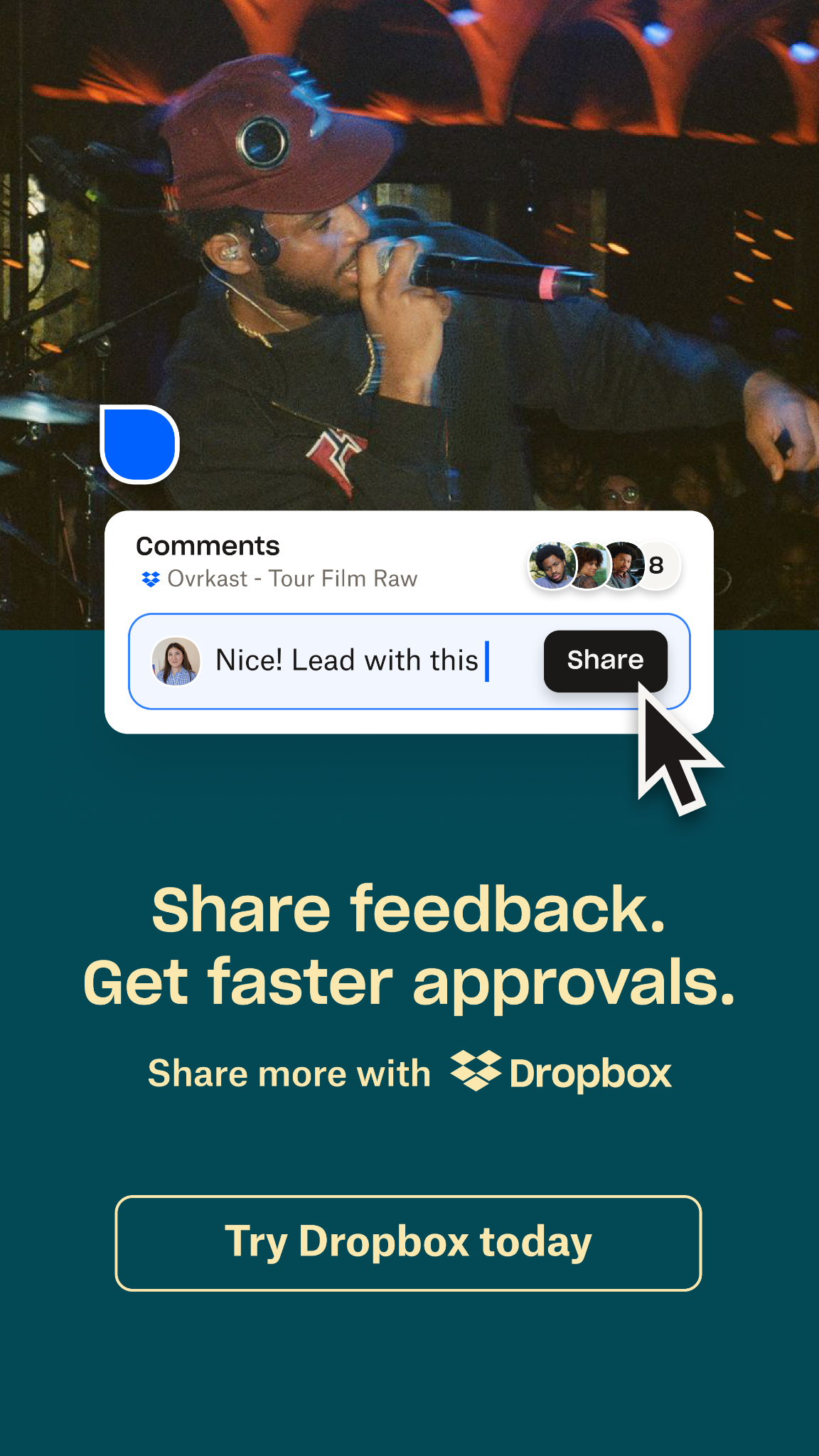 Dropbox Facebook ad