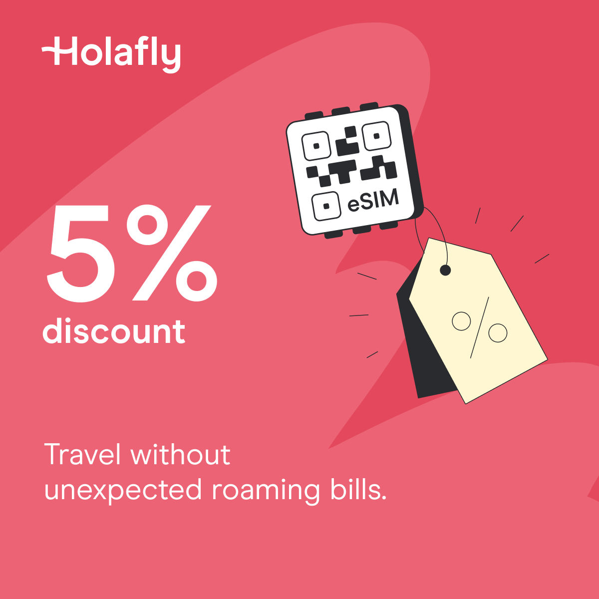 Holafly - English Facebook ad