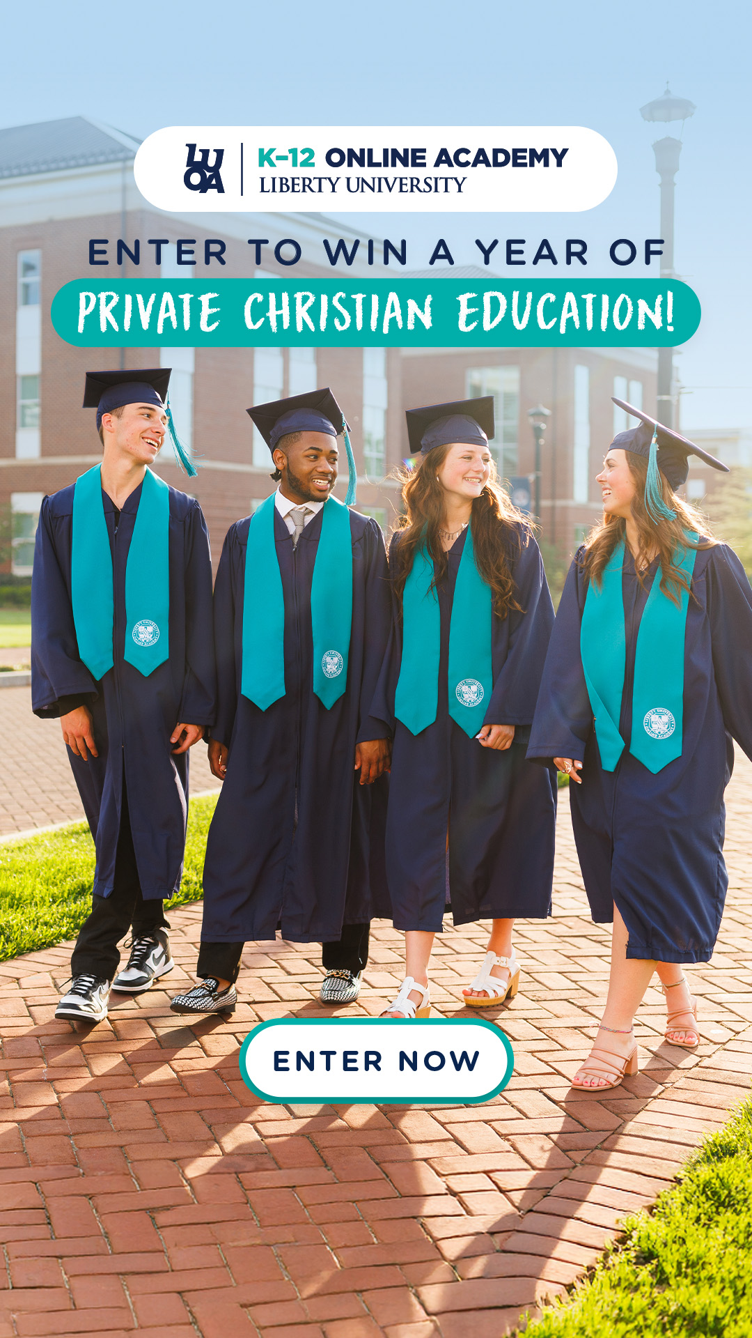 Liberty University Online Academy K-12 Facebook ad