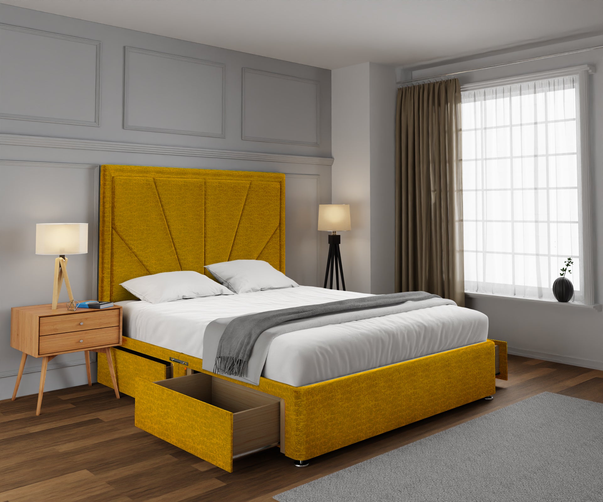 SleepVillage Facebook ad: Searching for a new bed, headboard or mattress?