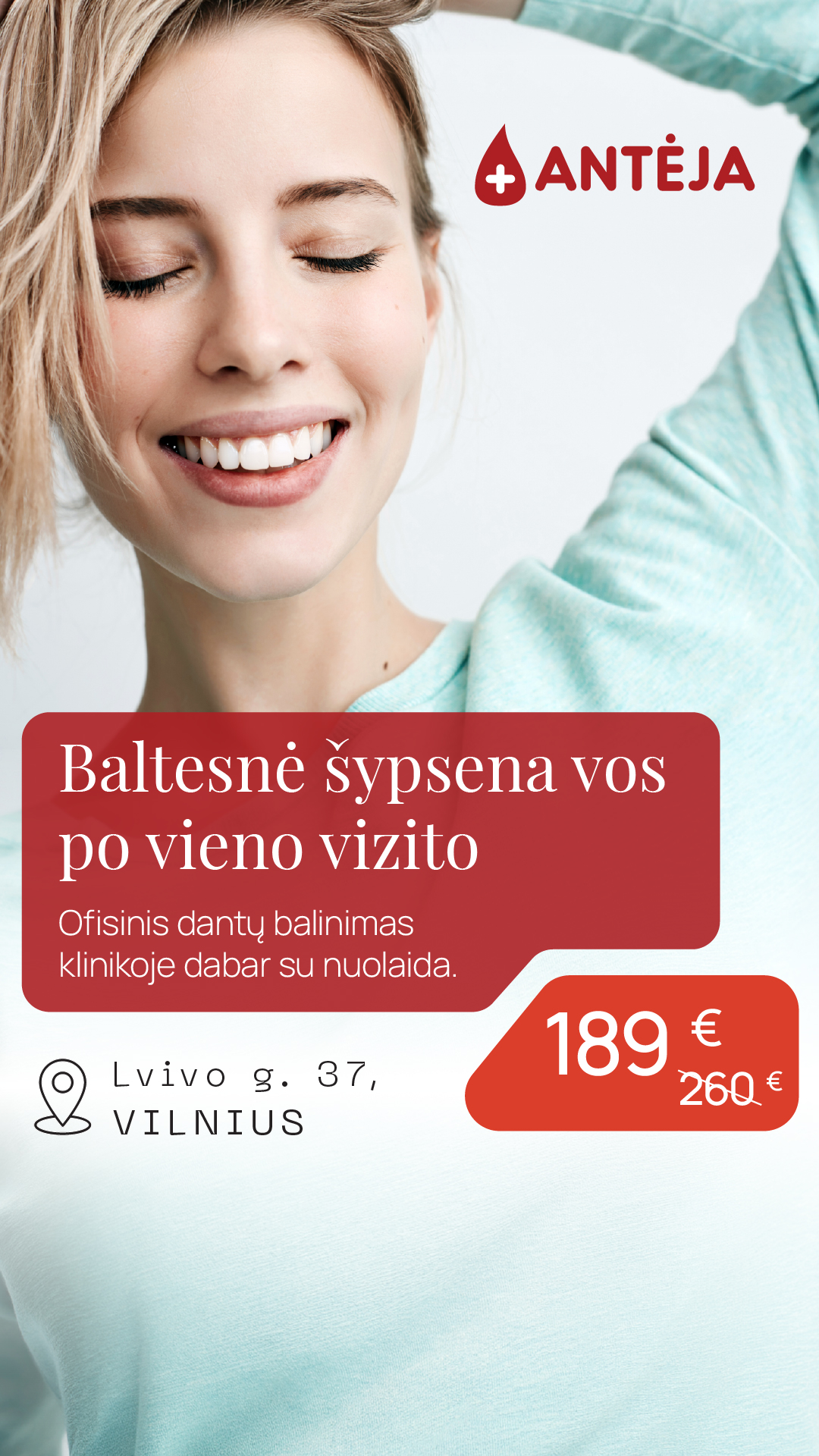 Antėja Facebook ad
