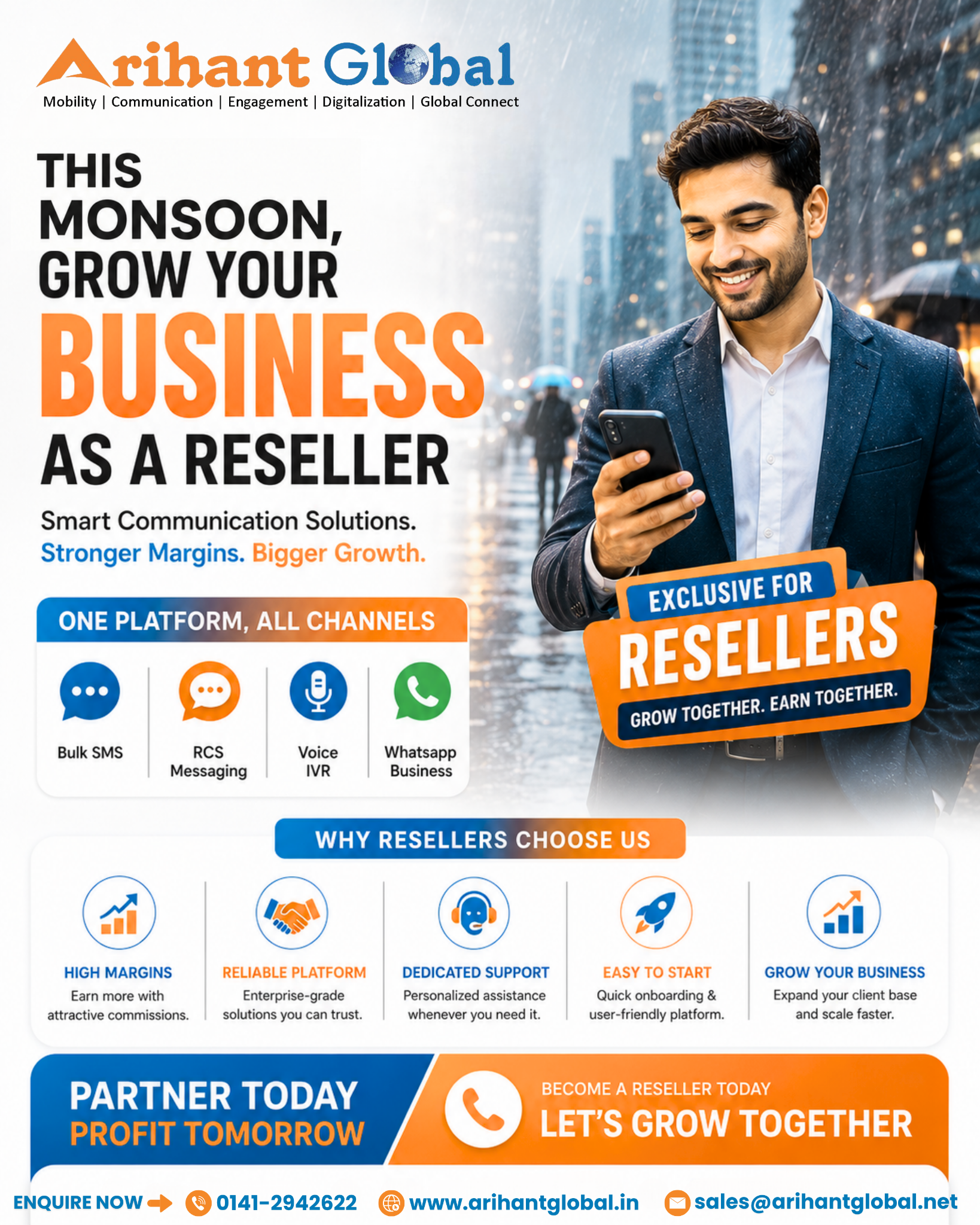 Arihant Global Services India Private Limited Facebook ad: Partner With Us Now!