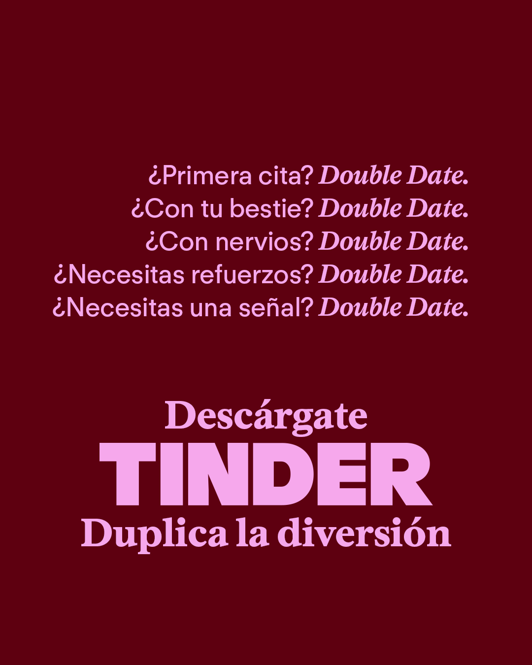 Tinder Facebook ad from Aug 10, 2026