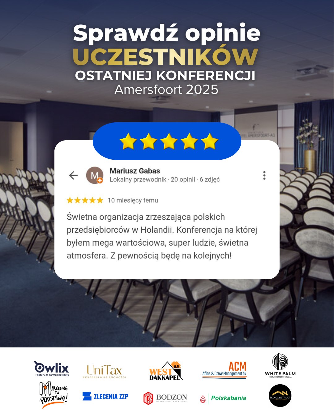 Polish Business Hub Nederland Facebook ad: Nie tylko my mówimy, że warto wziąć udział…