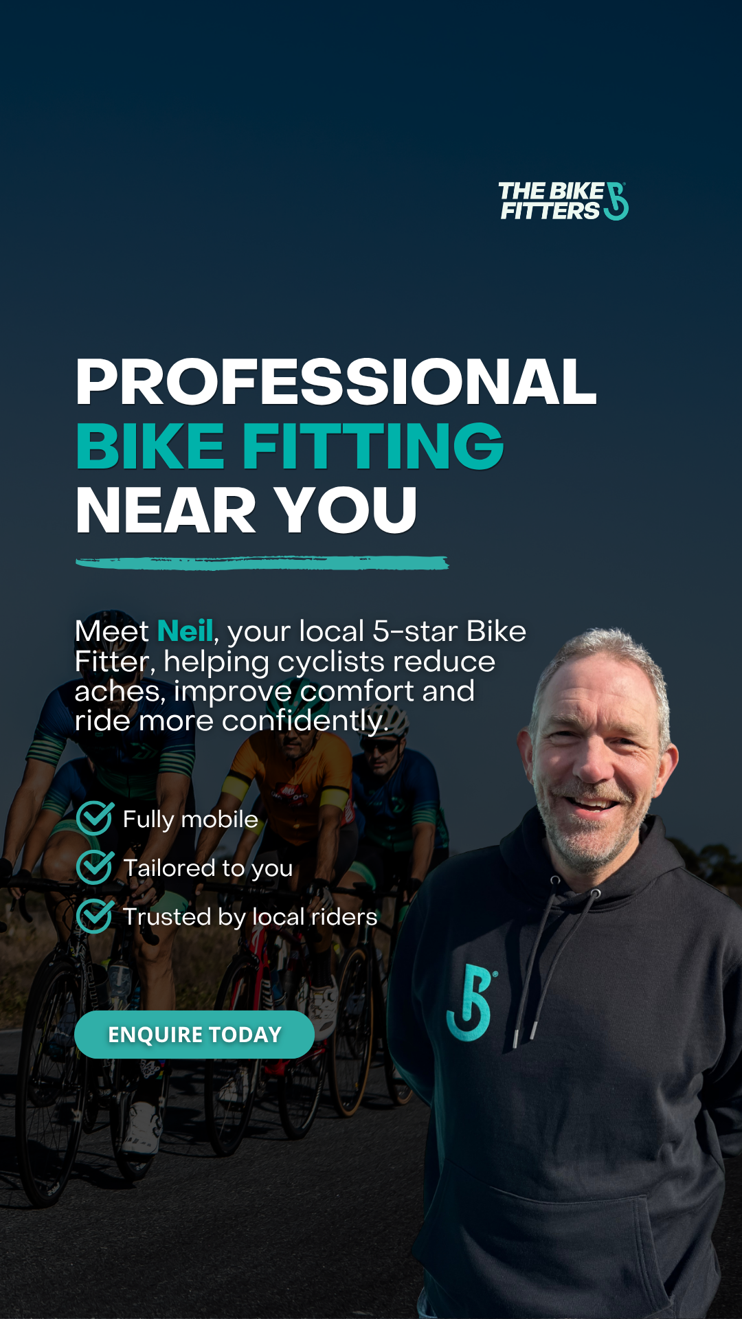 The Bike Fitters Facebook ad