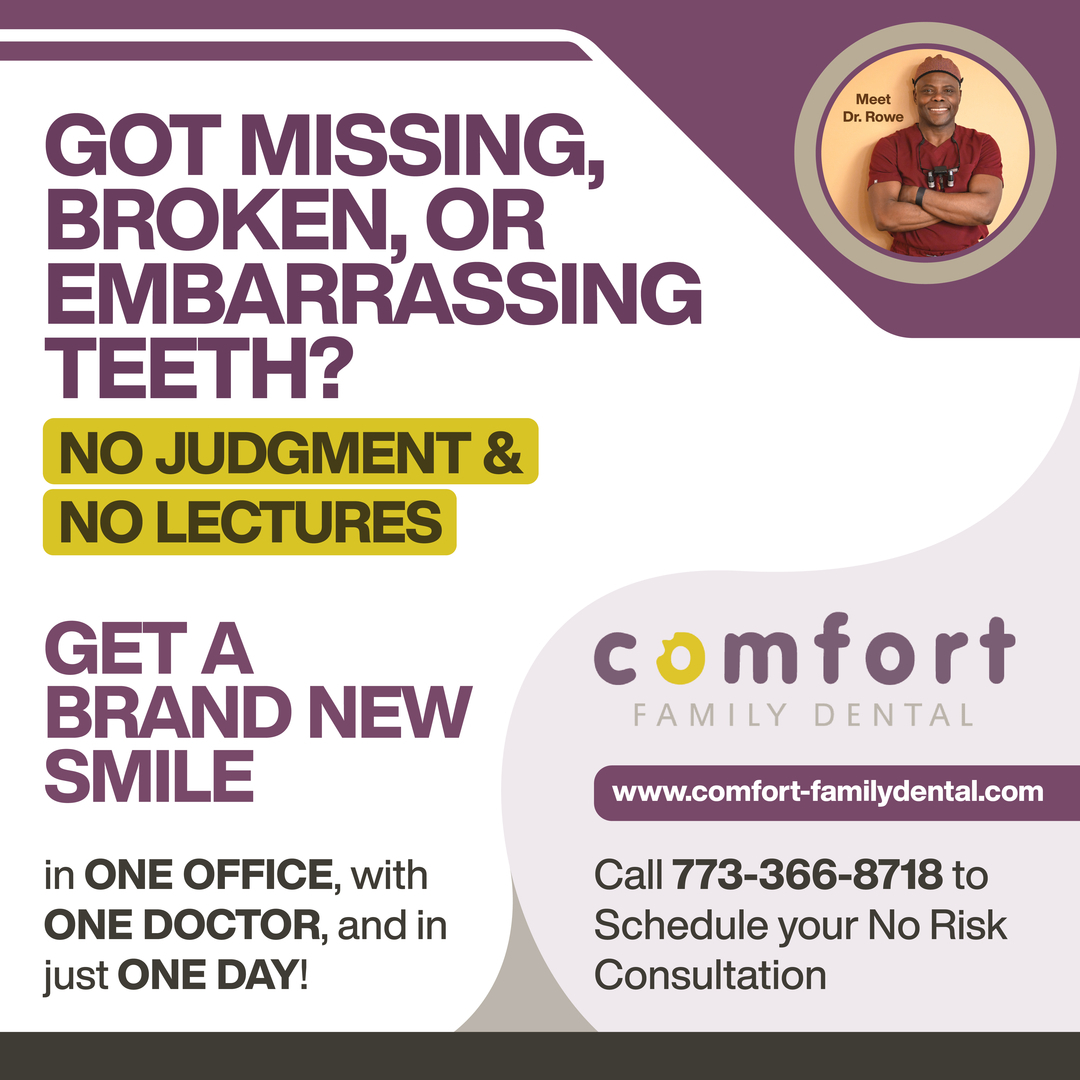 Comfort Family Dental - Dr. Corie Rowe Facebook ad: Click to Learn More!