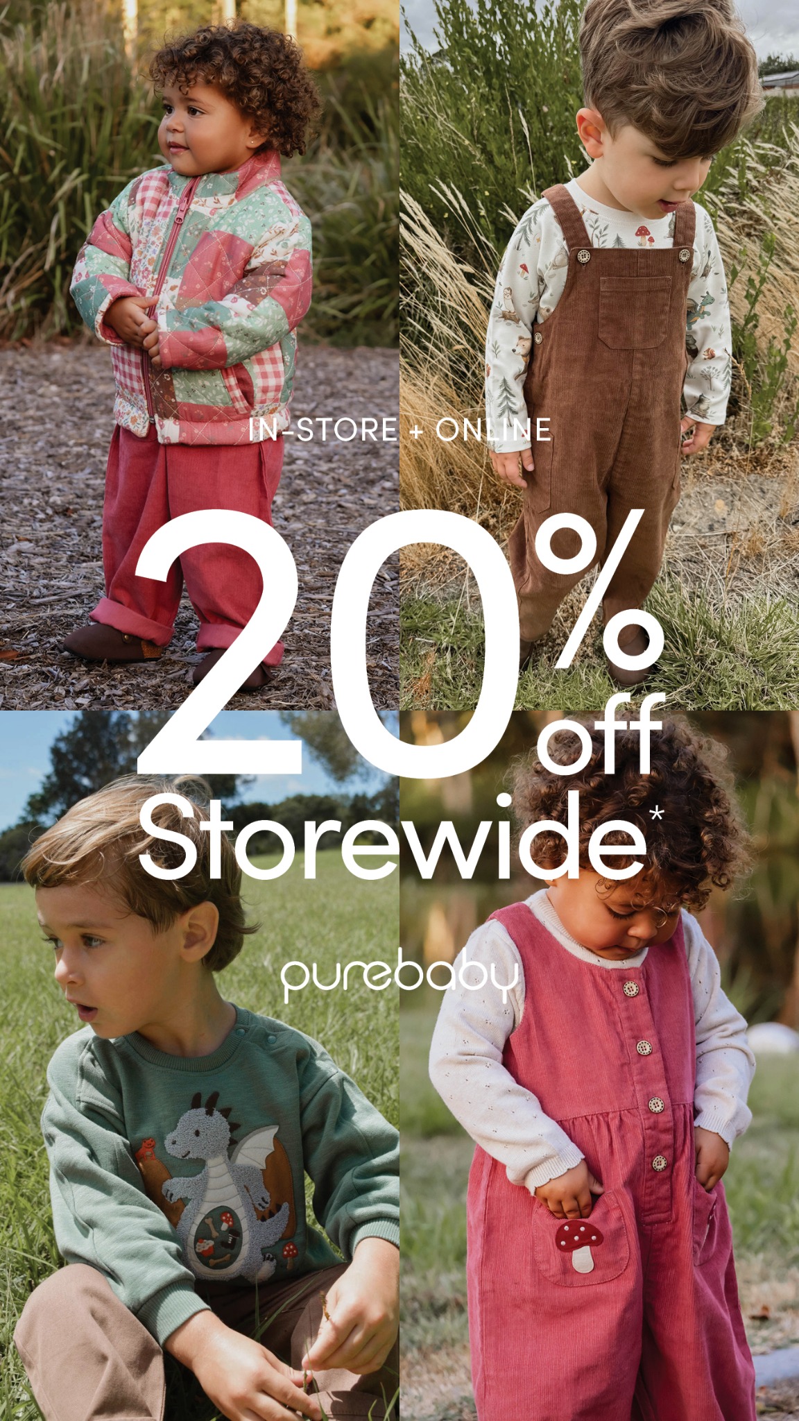 Purebaby Facebook ad
