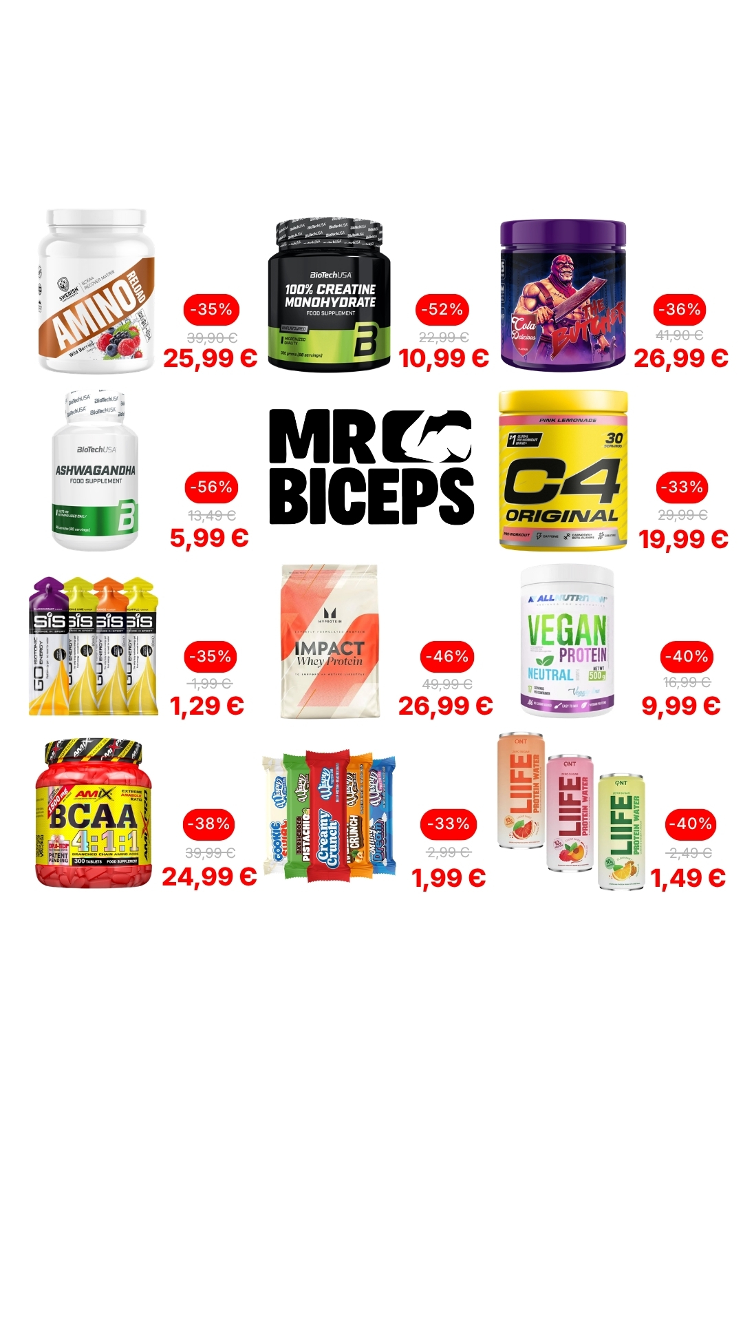 MrBiceps - Maisto Papildai Facebook ad