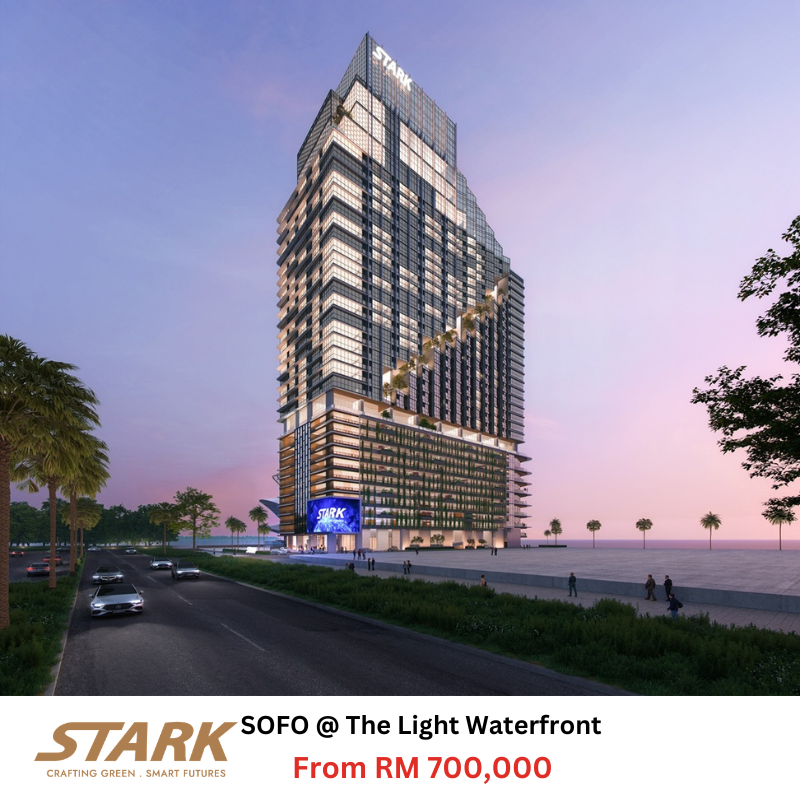 iProperty.com.my Facebook ad: STARK Tower From RM700K | Freehold Waterfront Living