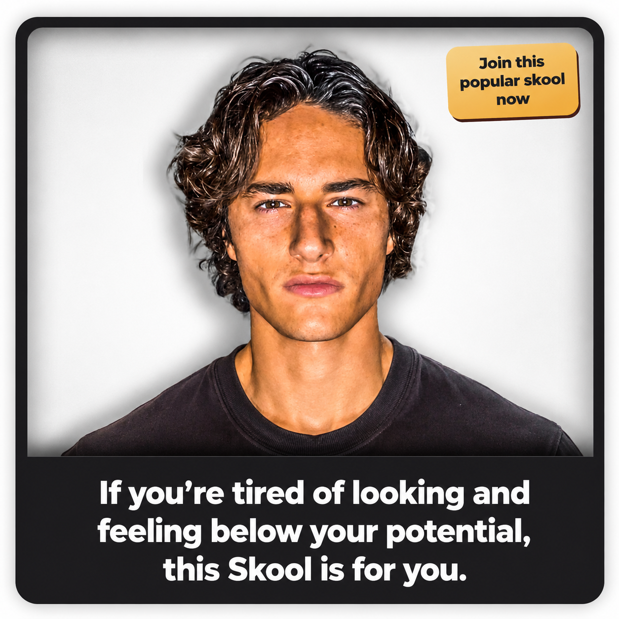 Skool Facebook ad