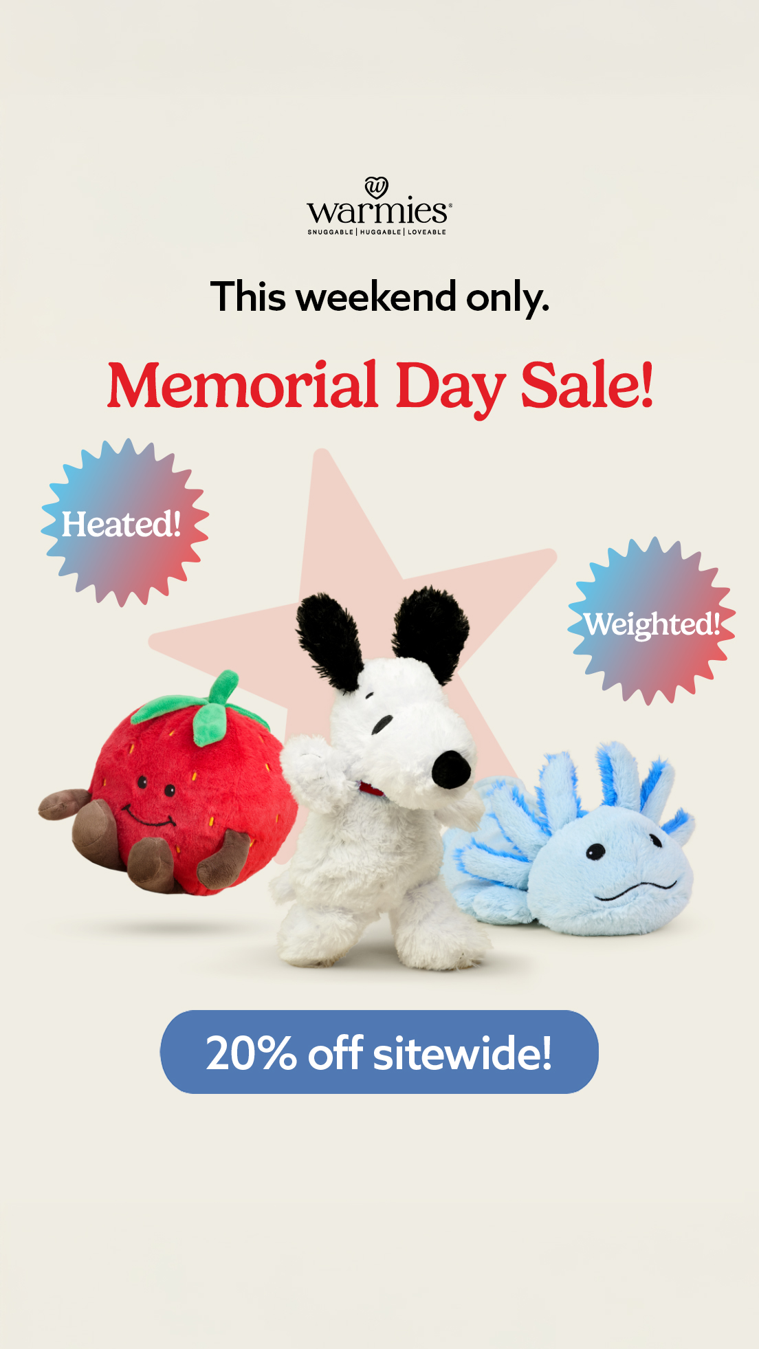Warmies USA Facebook ad