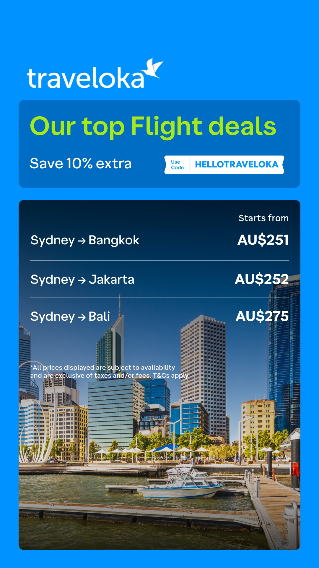 Traveloka Facebook ad from Jul 8, 2026