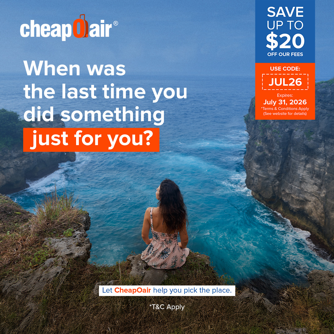 CheapOair Facebook ad