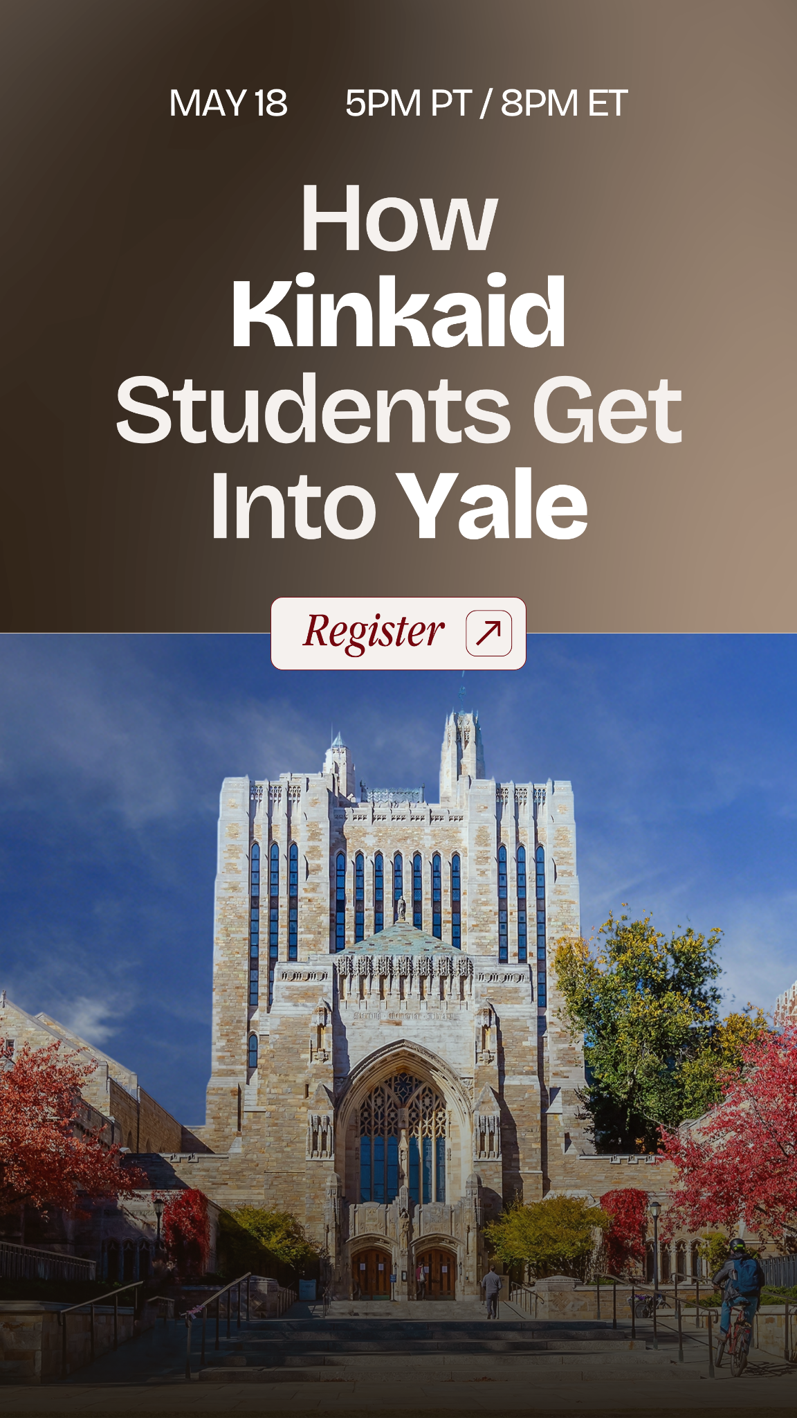 Crimson Education Facebook ad